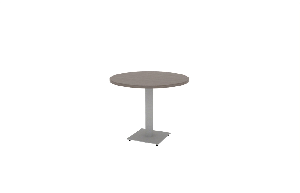 36" Circular Top with Aluminum Square Base (88-3636CT with 01-1630SBA)