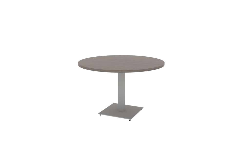 48" Circular Top with Aluminum Square Base (88-4848CT with 01-2630SBA)