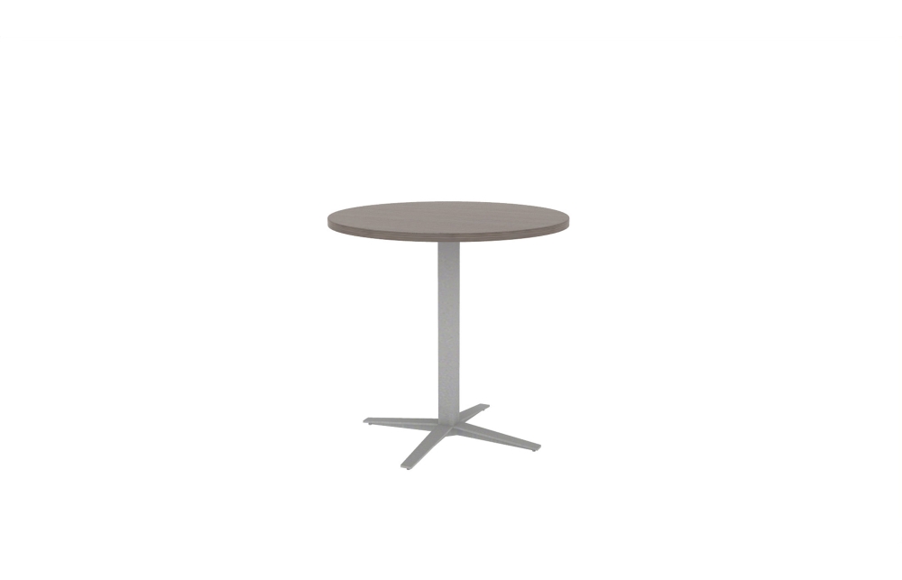 36" Circular Top with Aluminum Counter Height X Base (88-3636CT with 08-2036SXBA)
