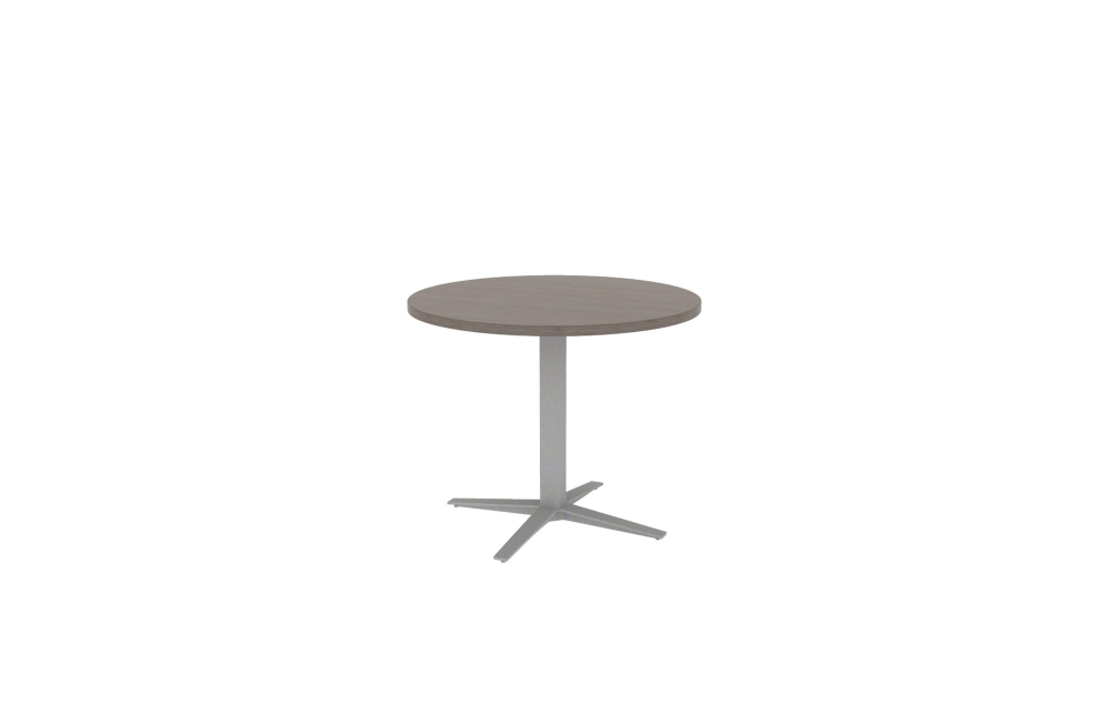 36" Circular Top with Aluminum Seated Height X Base (88-3636CT with 08-2030SXBA)