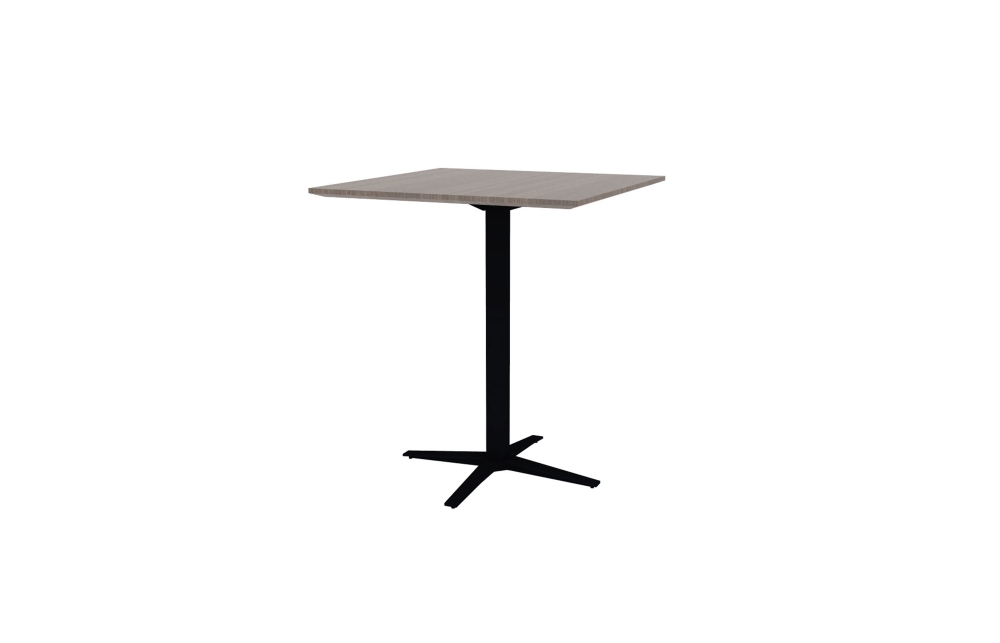 36" Square Top with Black Bar Height X Base (88-3636SQ with 08-2042SXBB)