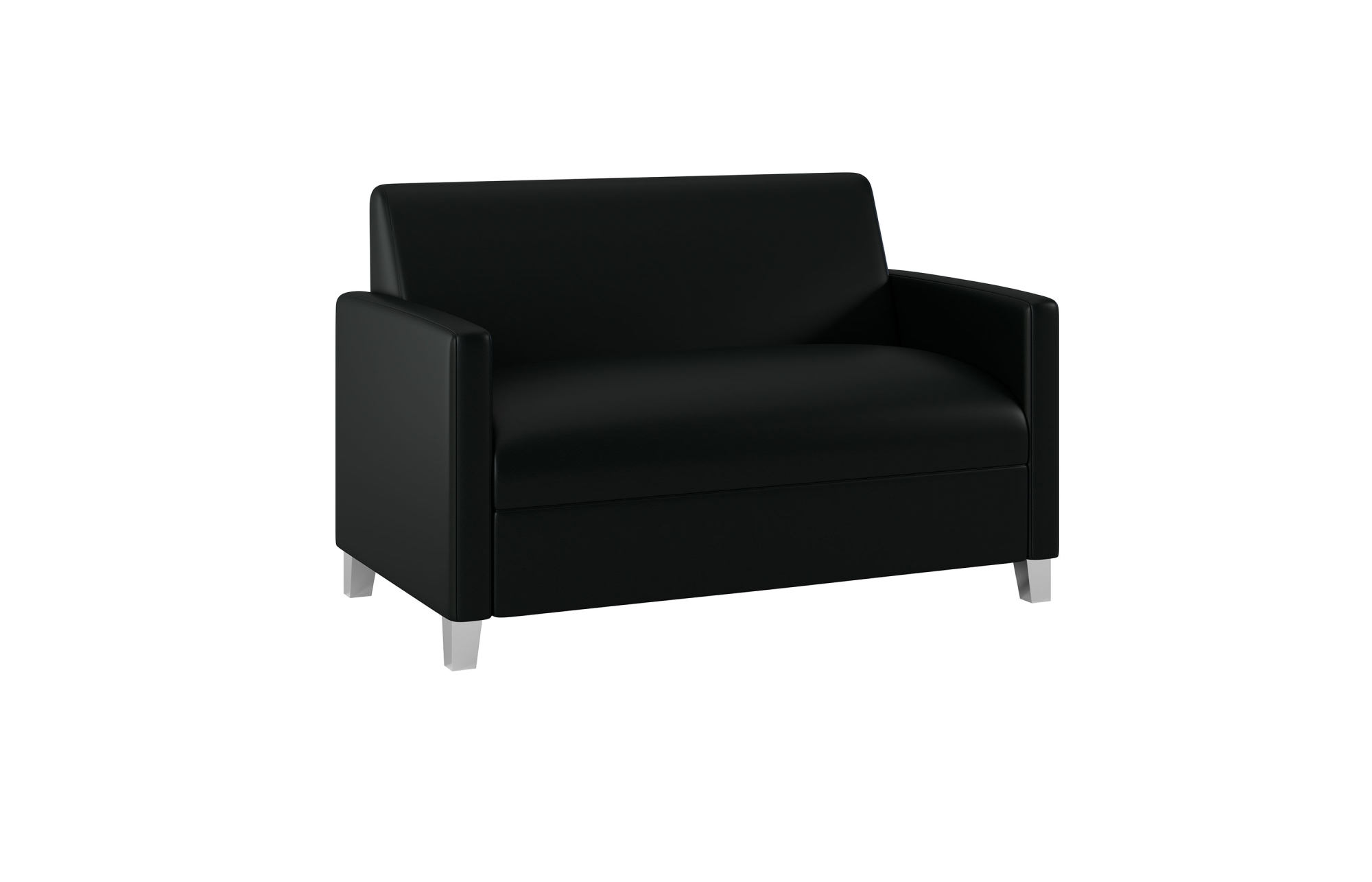 Indiana Furniture Bliss Settee GreenHides Sierra Black