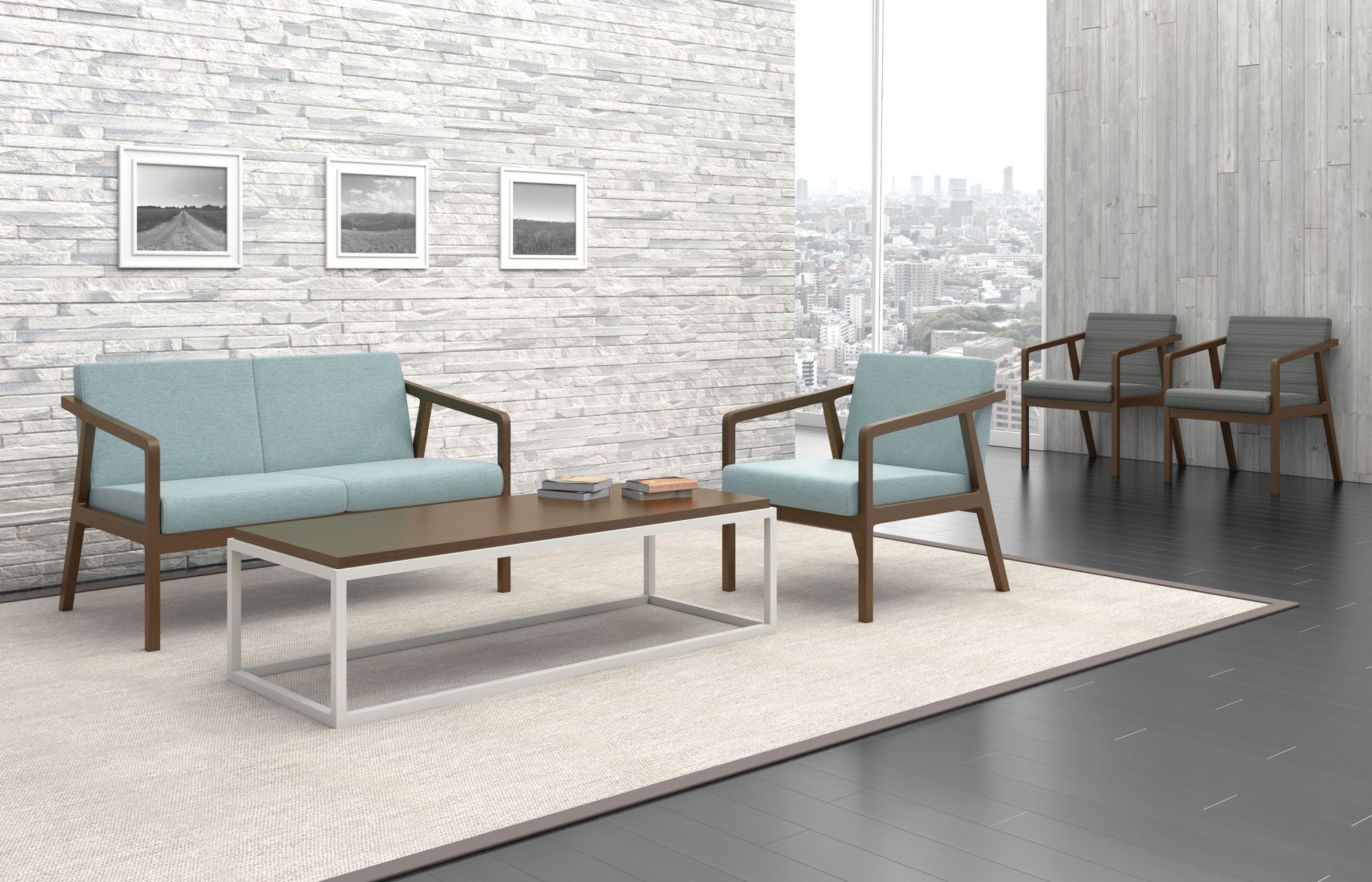 Indiana Furniture, Seating, The Britta Collection showcases a mid-century Scandinavian aesthetic with an appealing