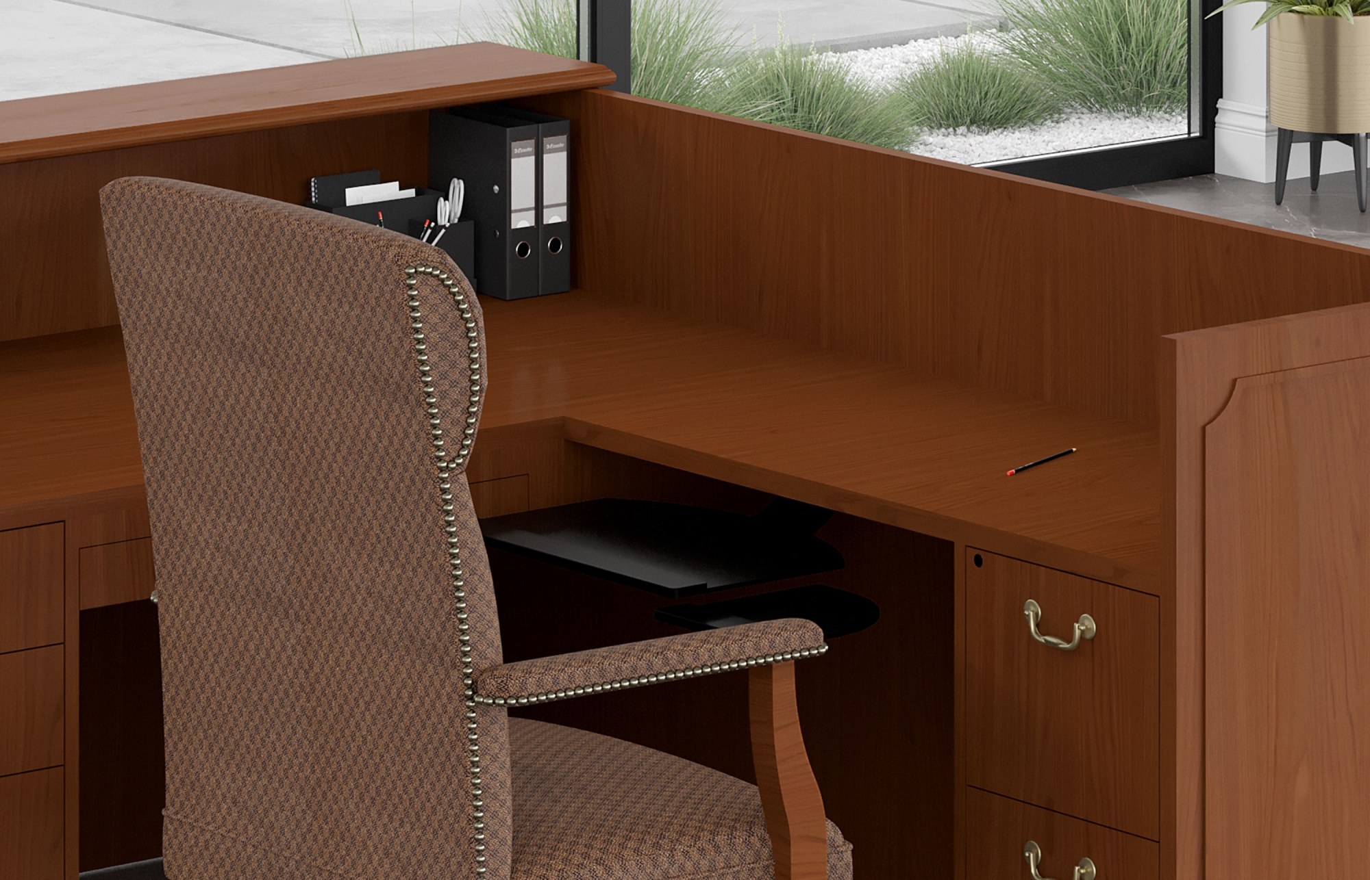 Indiana Furinture Keyboard Tray Jefferson Reception