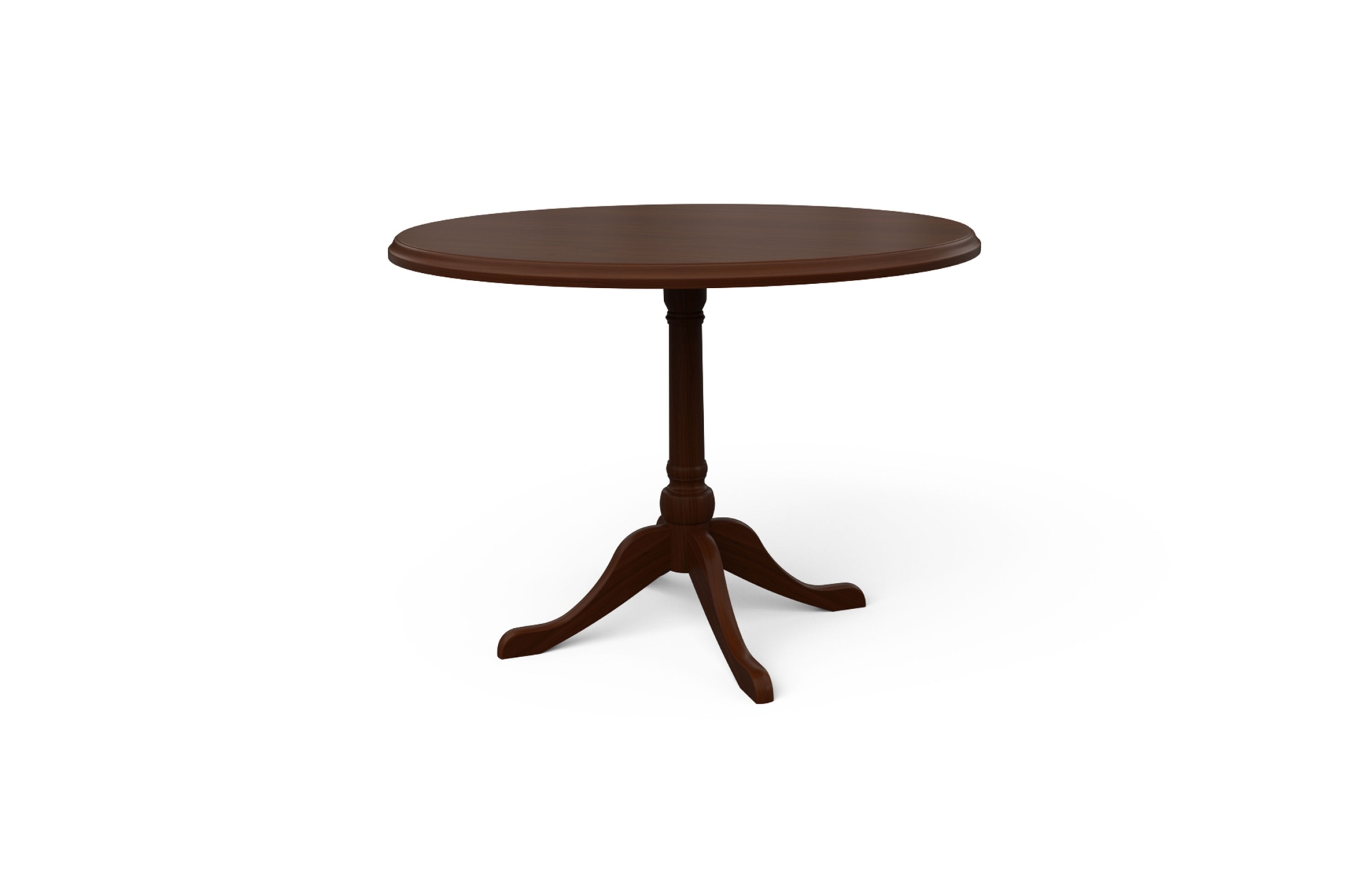 48x48 Circular Top with Queen Anne Base