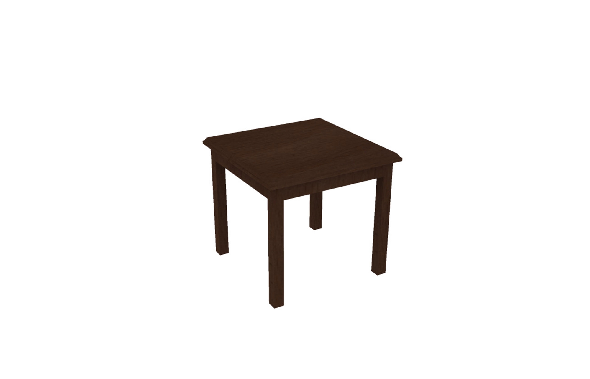 24x24 Square Lamp Table