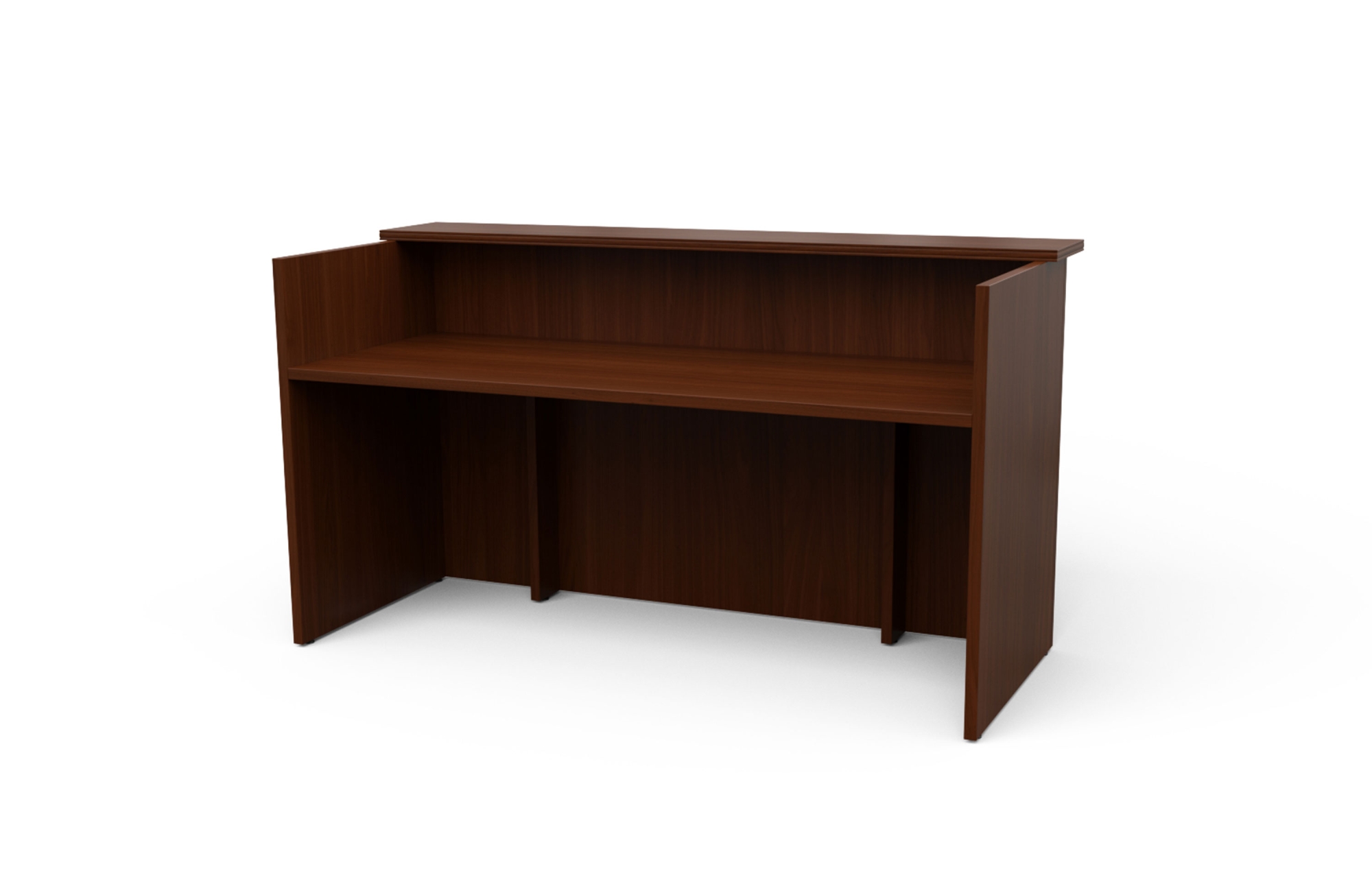 33"D Reception Desk Shell with Transaction Counters (62-3060RS, 62-3066RS, 62-3072RS, 62-3078RS, 62-3084RS, 62-3090RS, 62-3096RS)