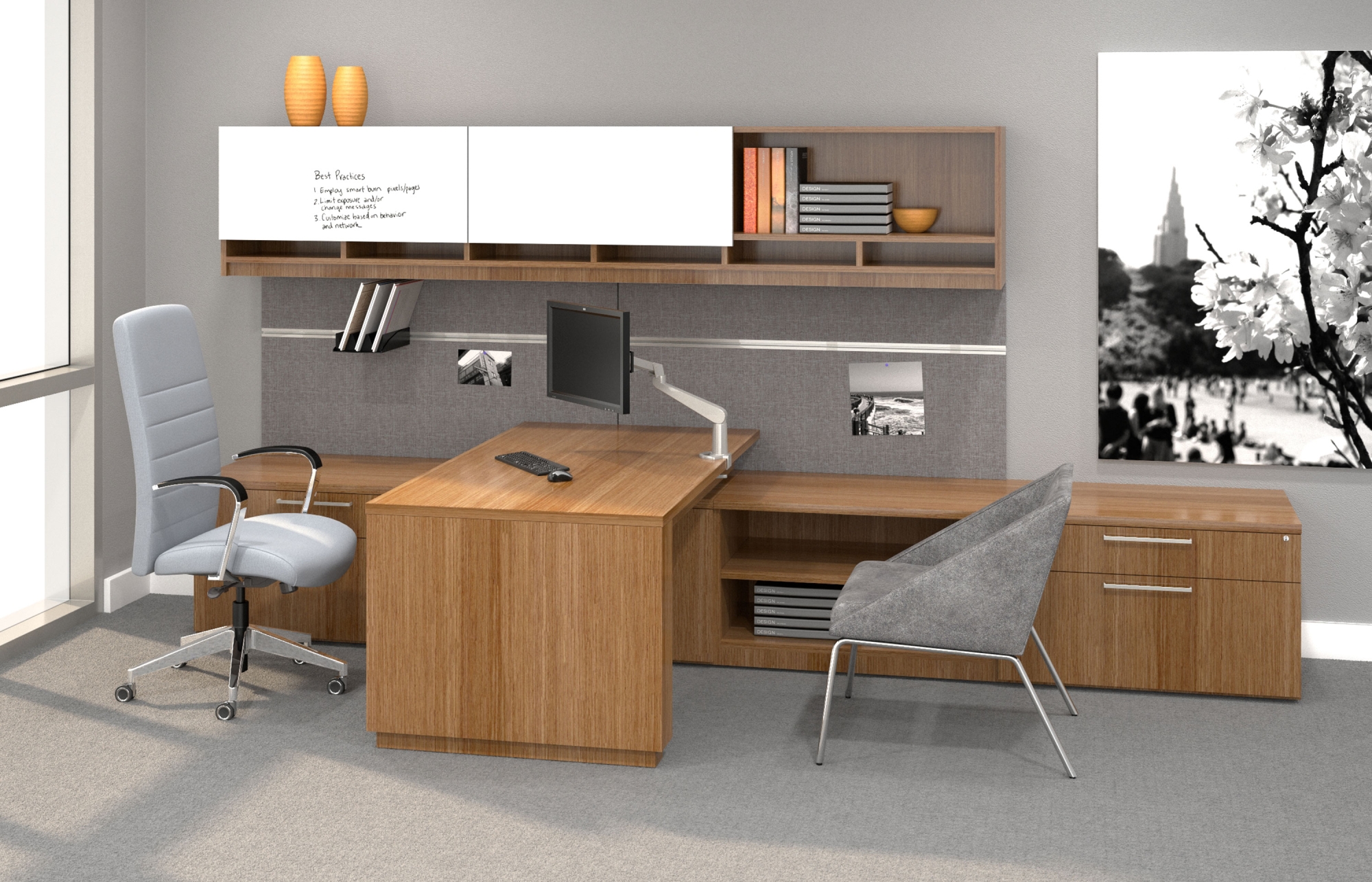 Indiana Furniture Canvas-Gesso HA Lowered Clutch Bailey