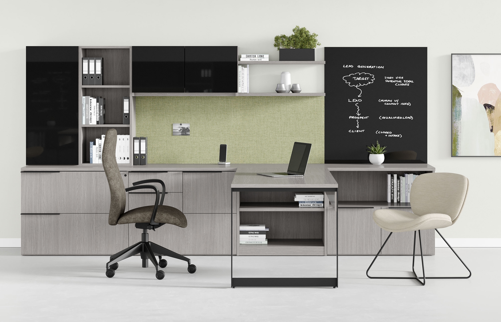 Indiana Furniture, Desks + Workstations, Filing + Storage, Always stylish, comfortable and effortlessly adaptable, Canvas
