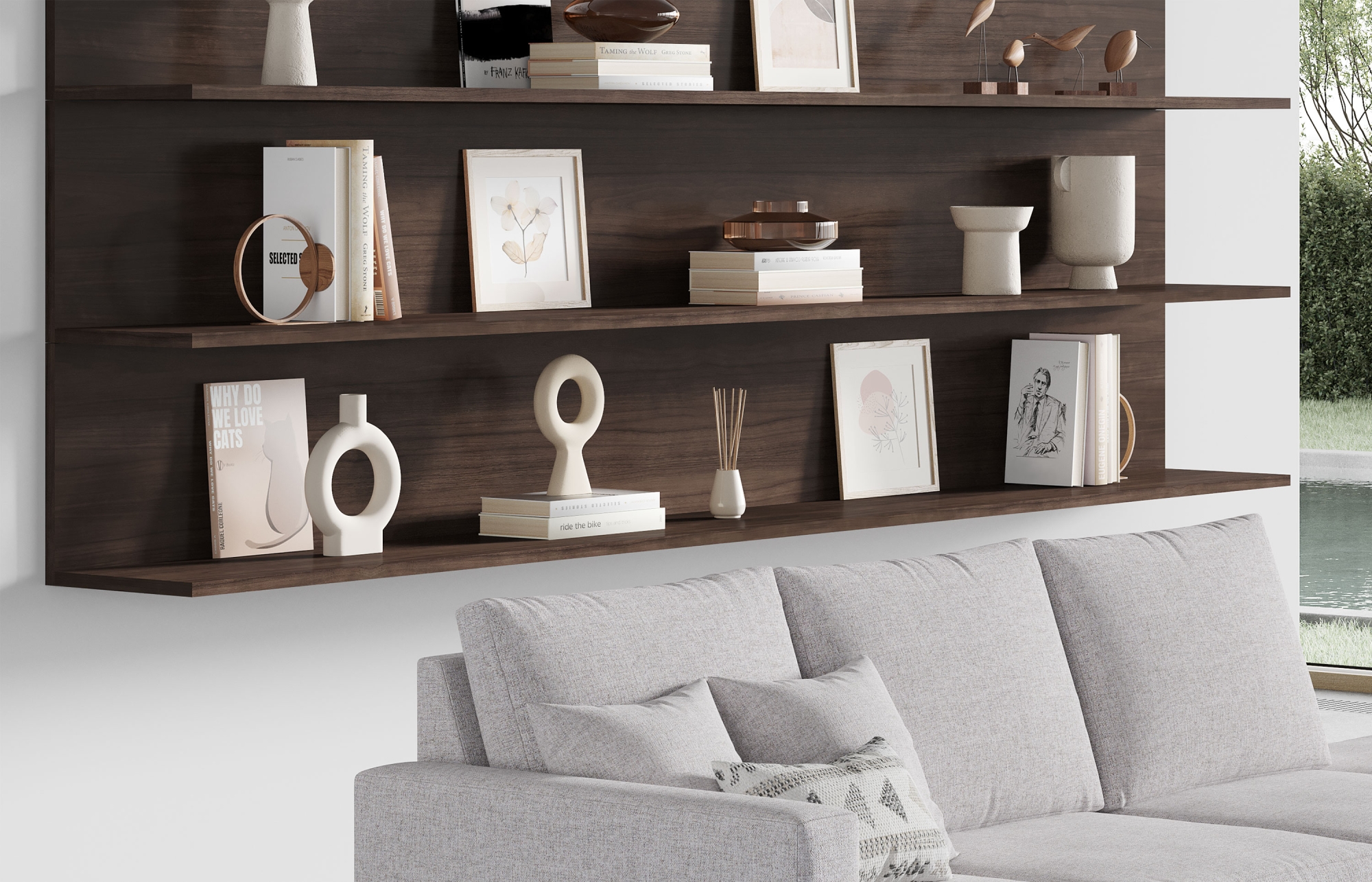 Indiana Furniture L-Shelves Plush Cush