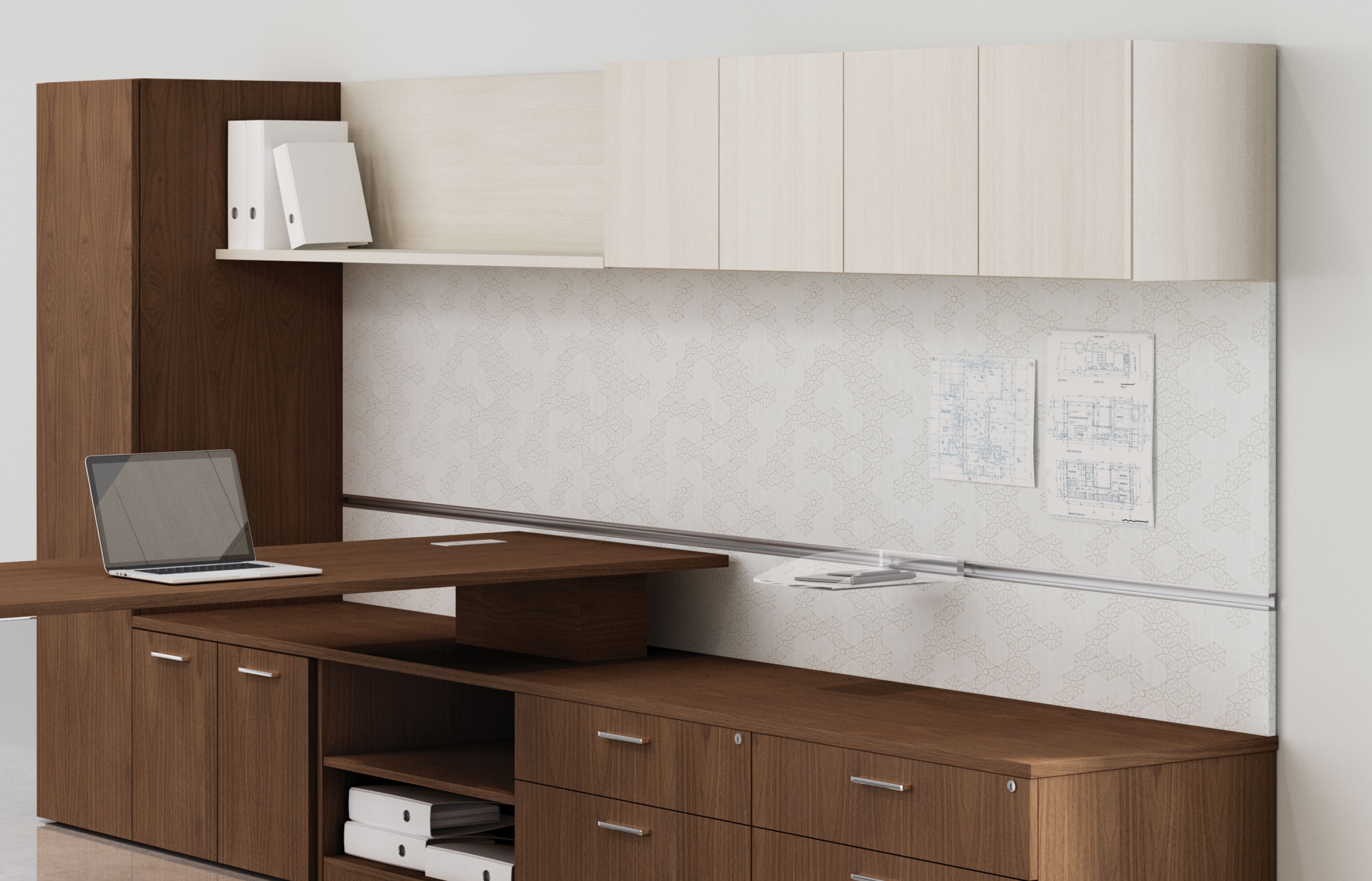 Indiana Furniture ToolRail Canvas-Gesso L-Shelf