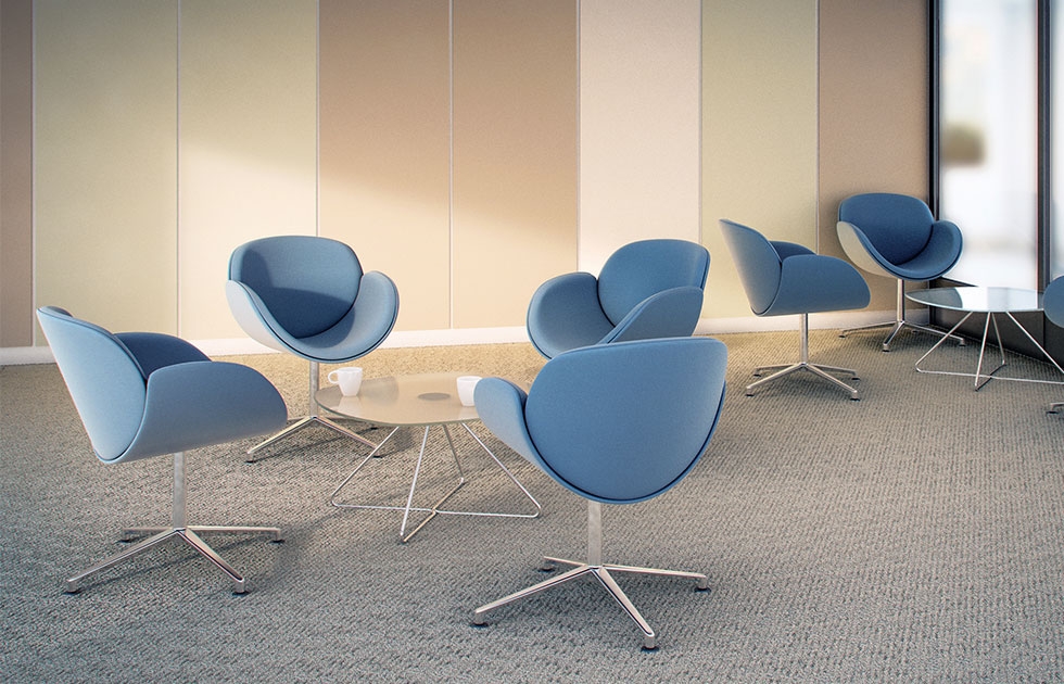 Indiana Furniture EdgeDesign Spirit SingleBlueSeatGroup