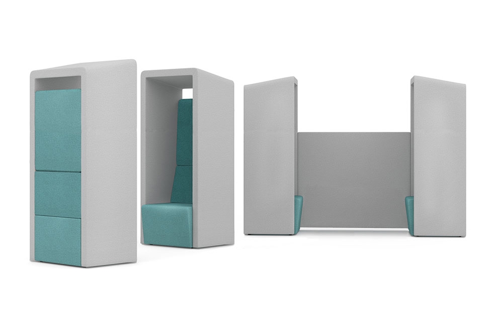 Indiana Furniture FifteenPods OneSeatPods Panel Contrasting