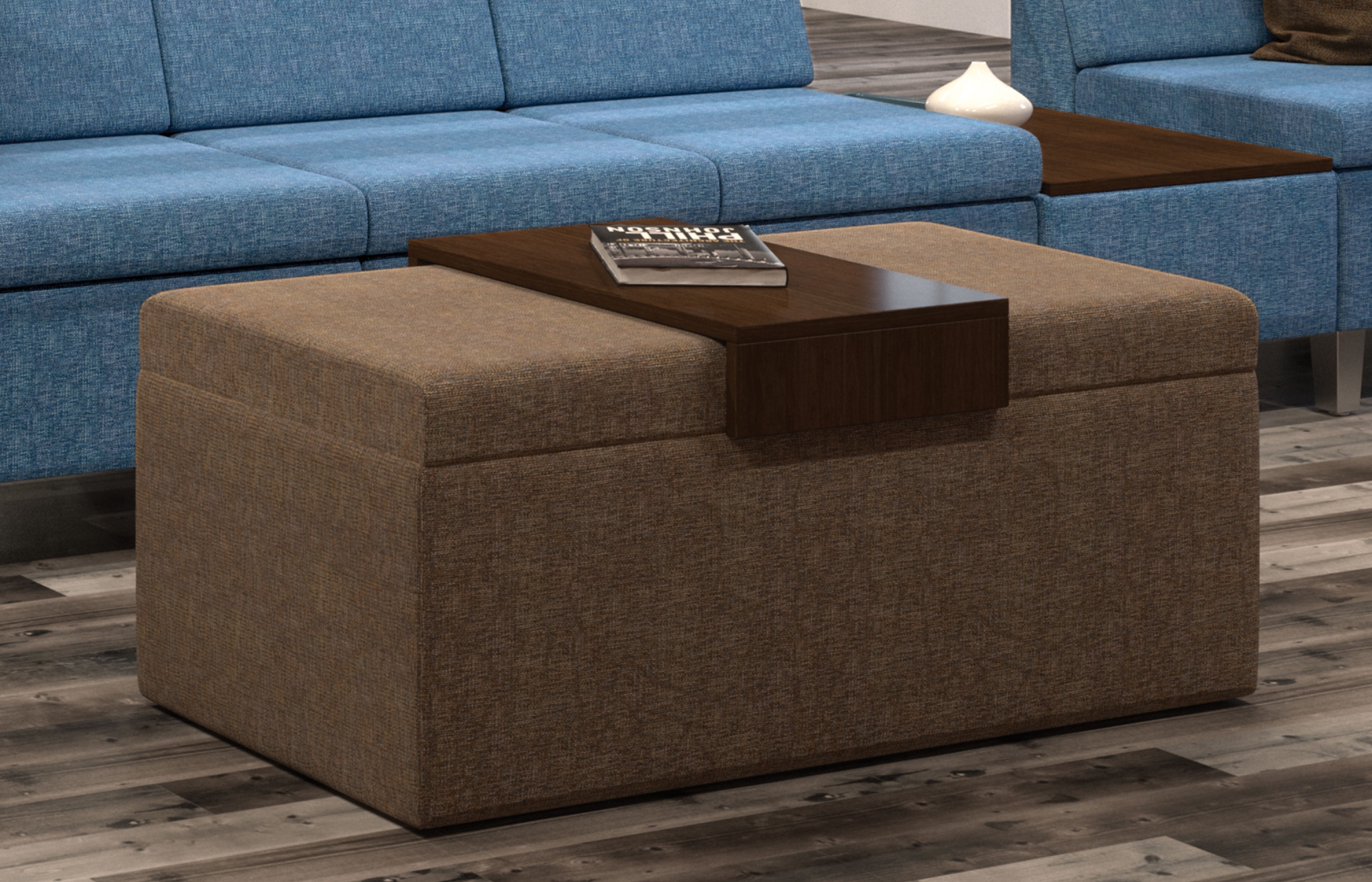 Indiana Furniture Isla_ DoubleOttoman Tray