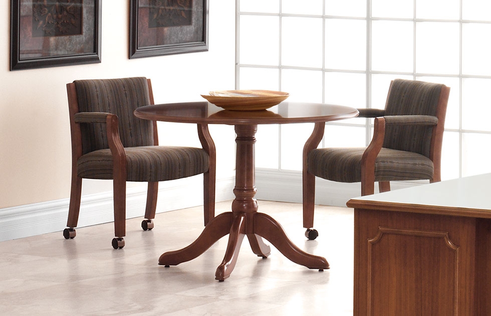 Indiana Furniture, Seating, Carved arm accents and optional button tailoring make Halsted a handsome and versatile addition