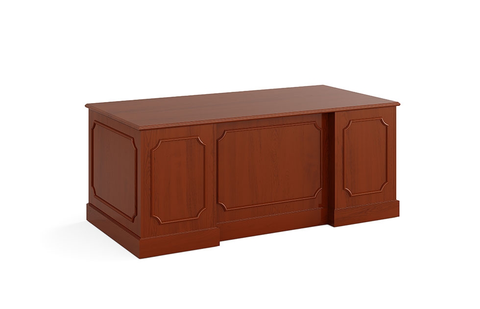 Indiana Furniture Jefferson DoublePedDesk Approach