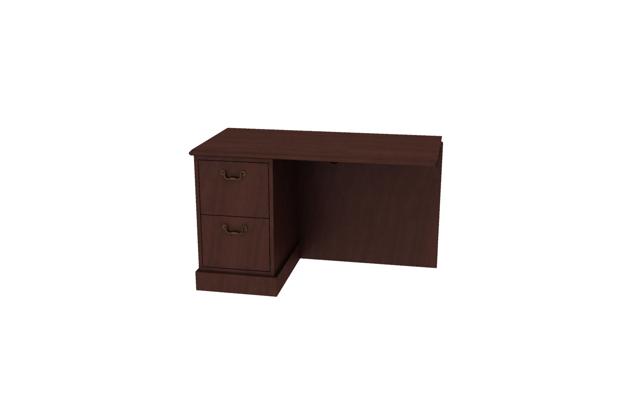 Return with File/File Pedestal (Left: 46-2442LF2, 46-2448LF2; Right: 46-2442RF2, 46-2448RF2)