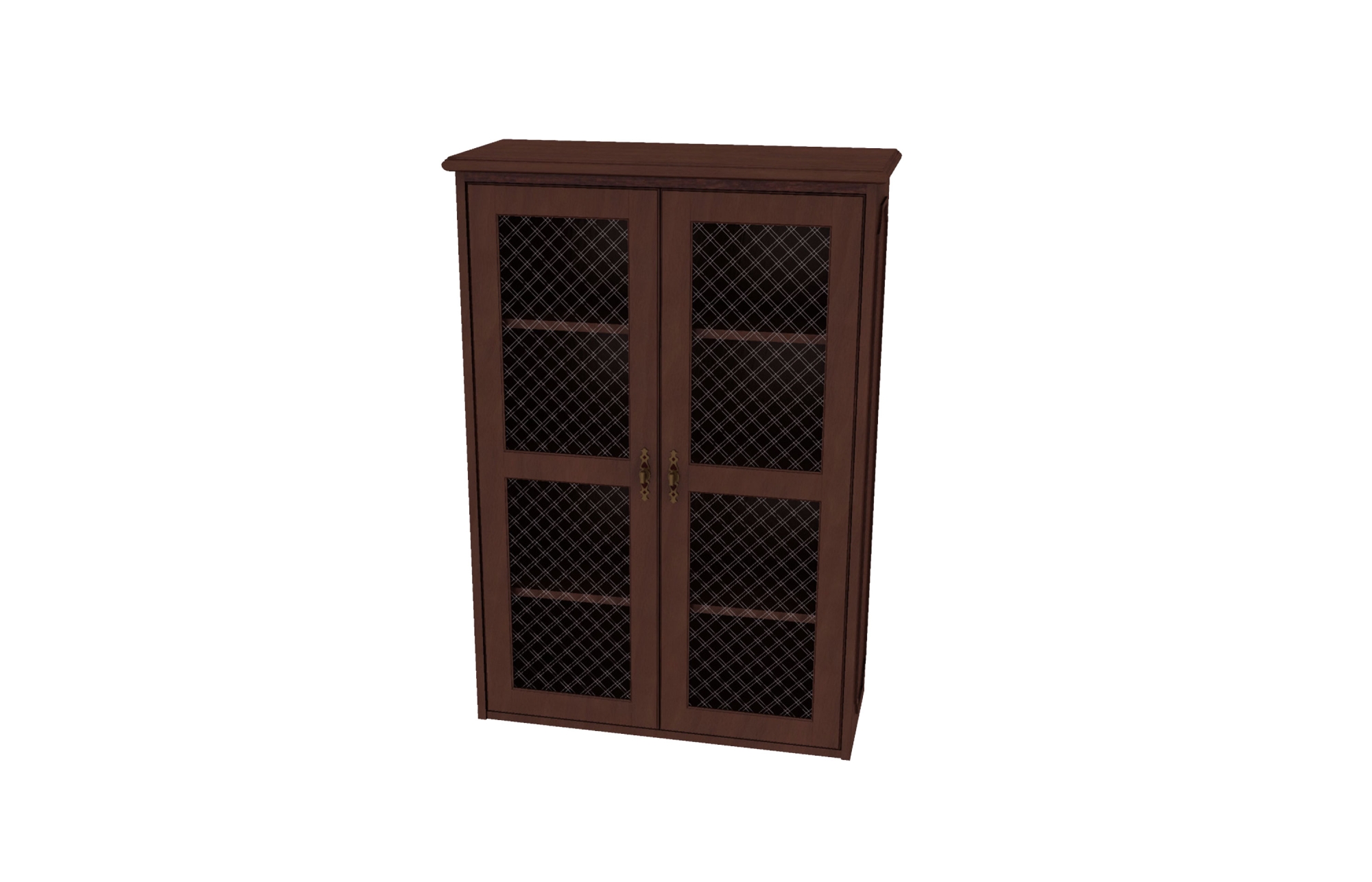 Surface Mount Bookcases with Mesh Door Inserts (46-1534TUM)