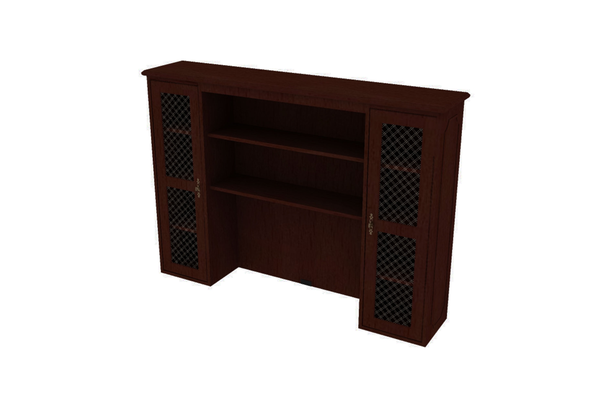 Vertical Open Hutches with Mesh Door Inserts (46-1566VHM, 46-1572VHM)