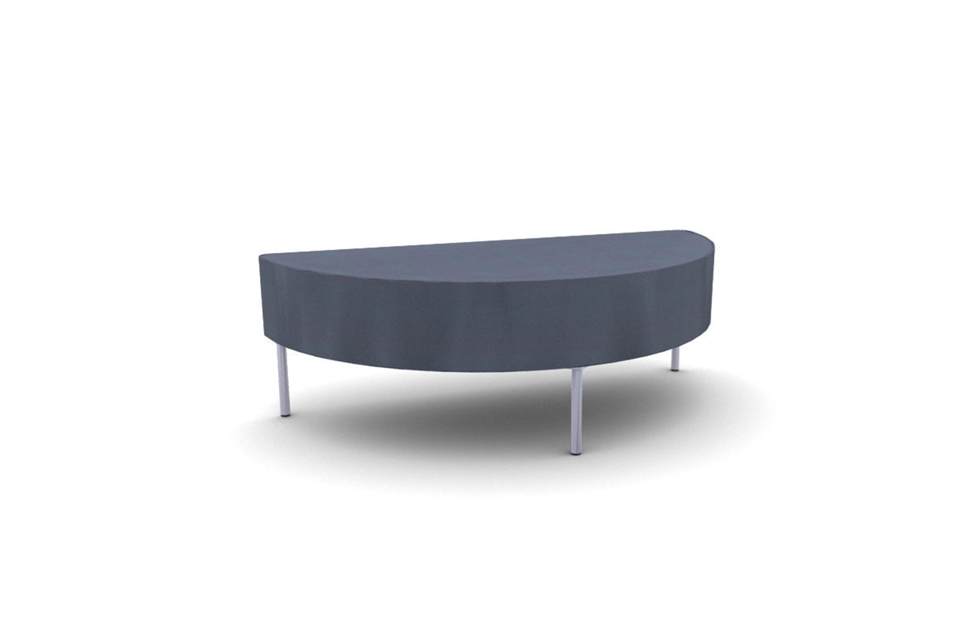 Indiana Furniture KickStart HalfRoundBench Blue