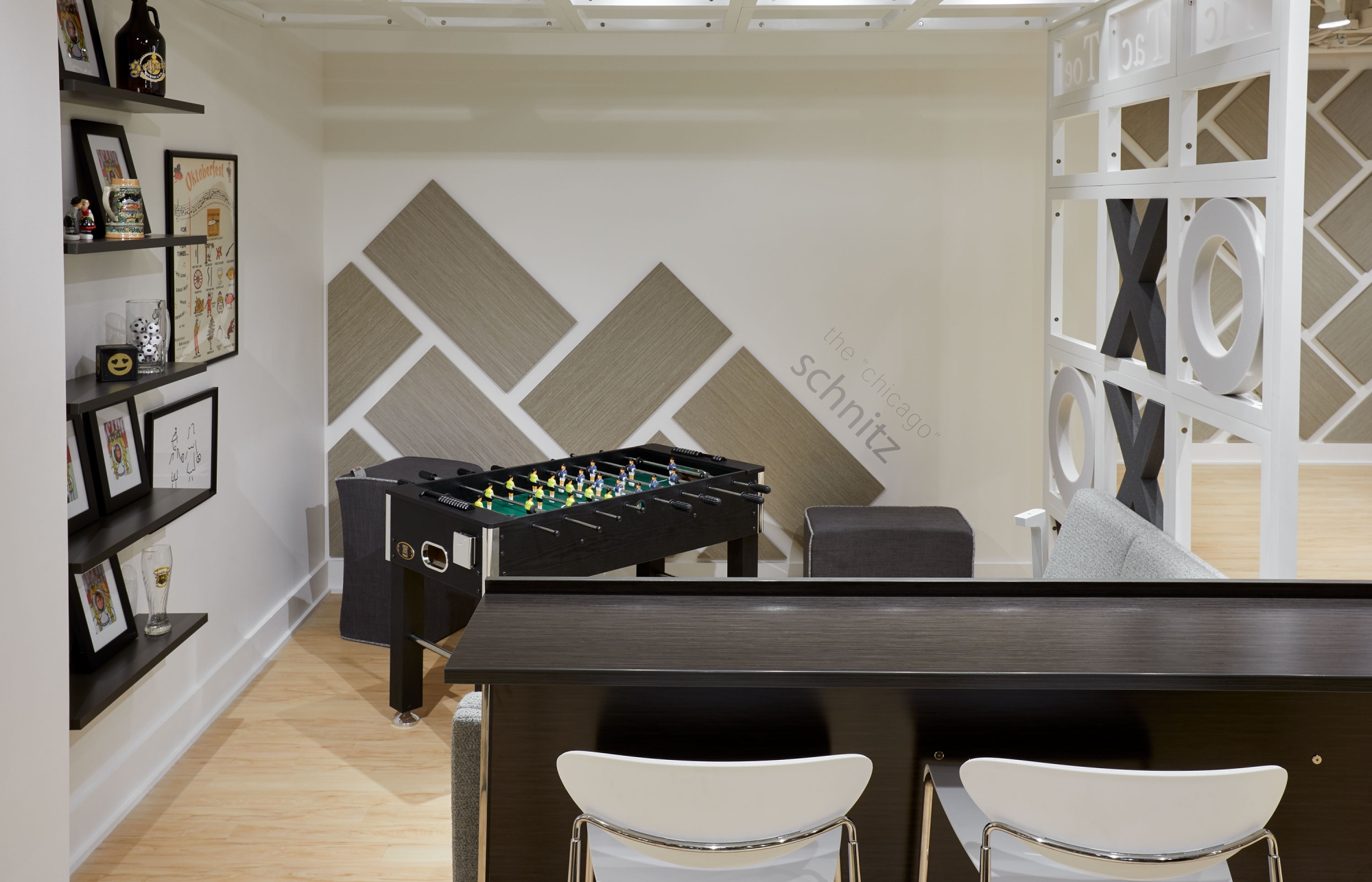 Indiana Furniture NeoCon 2018 SquareOne Isla Toby FloatingShelves TriplePlay