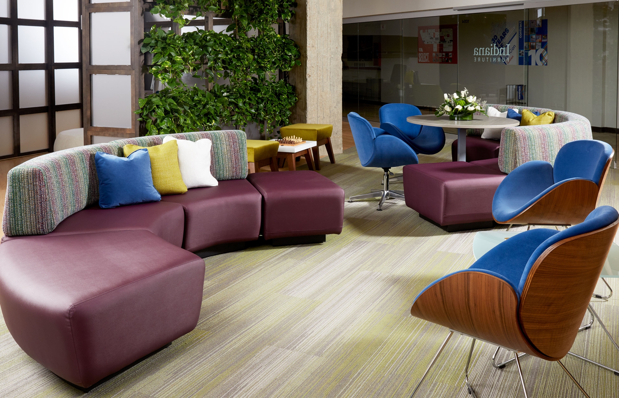 Indiana Furniture NeoCon 2019 Carreta Spirit SquareOne Planters