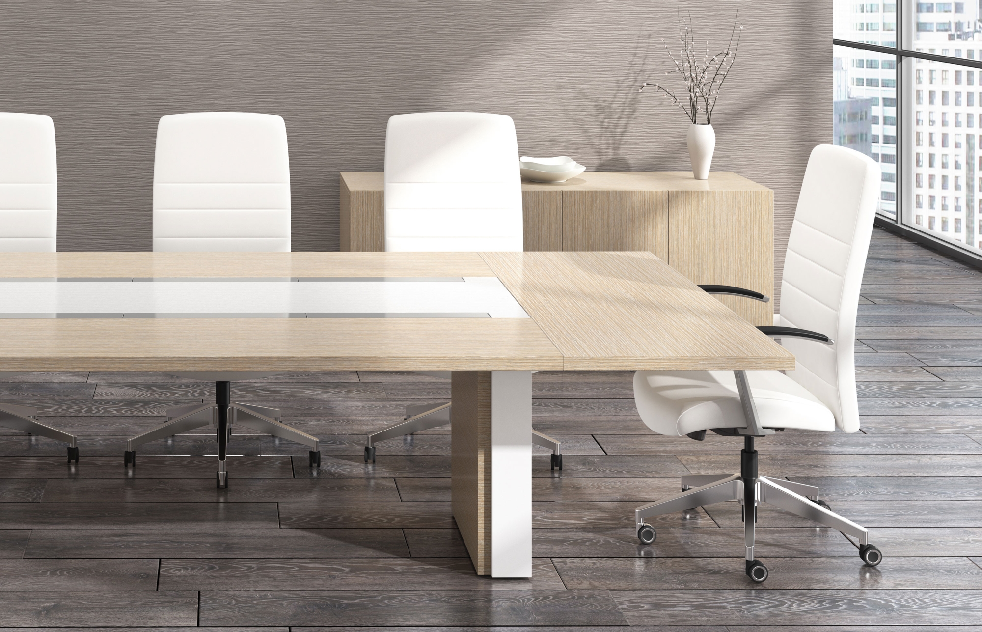 Indiana Furniture One10 Block CenterInlay Buffet Clutch CloseUp