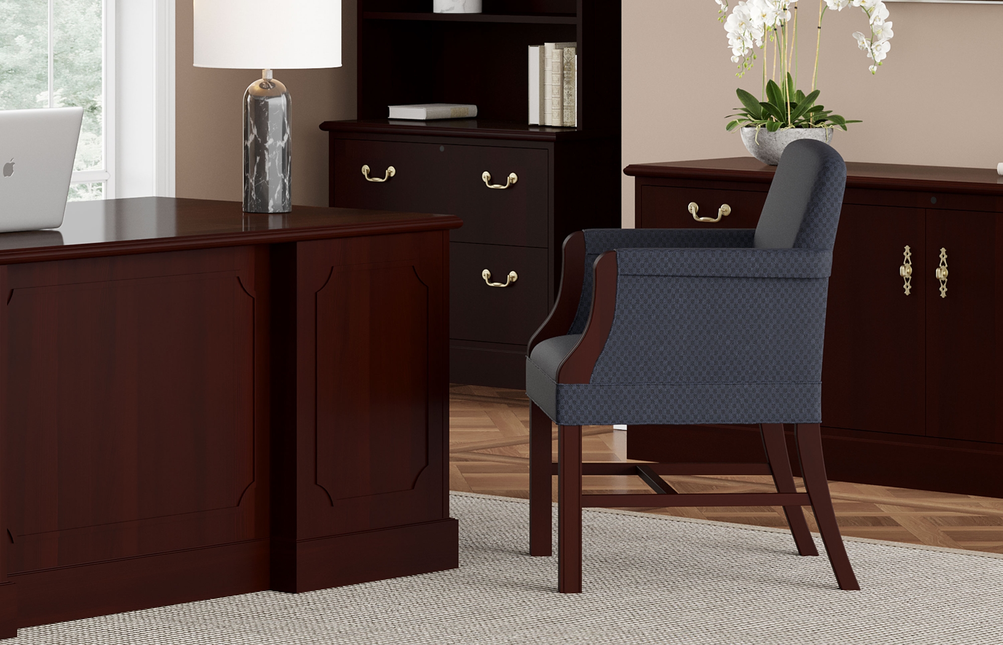 Indiana Furniture, Seating, Create a timeless foundation for office environments with traditional style that is classic and