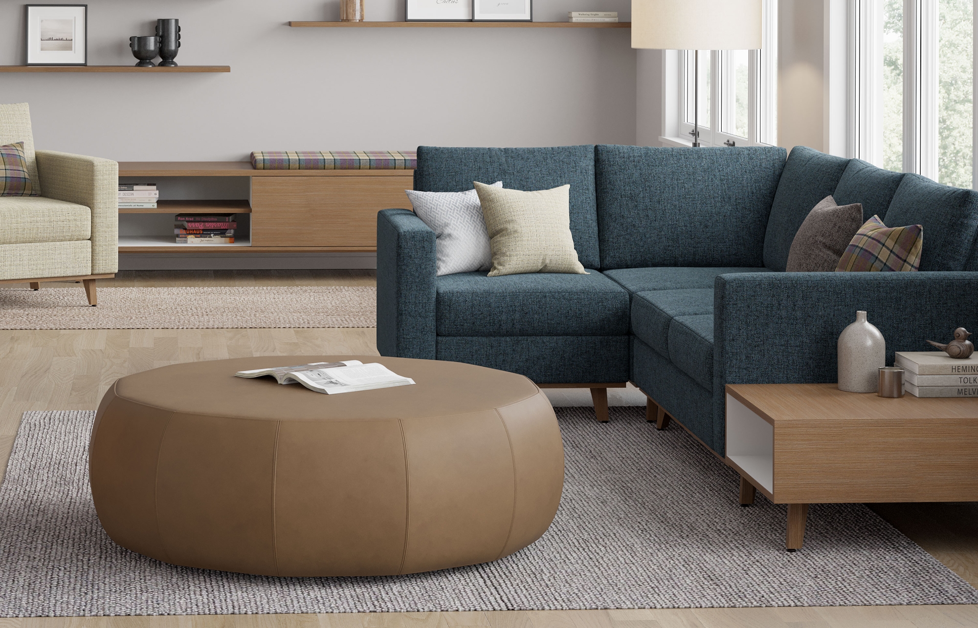 Indiana Furniture Runna Plush Iconic Cush FloatingShelves