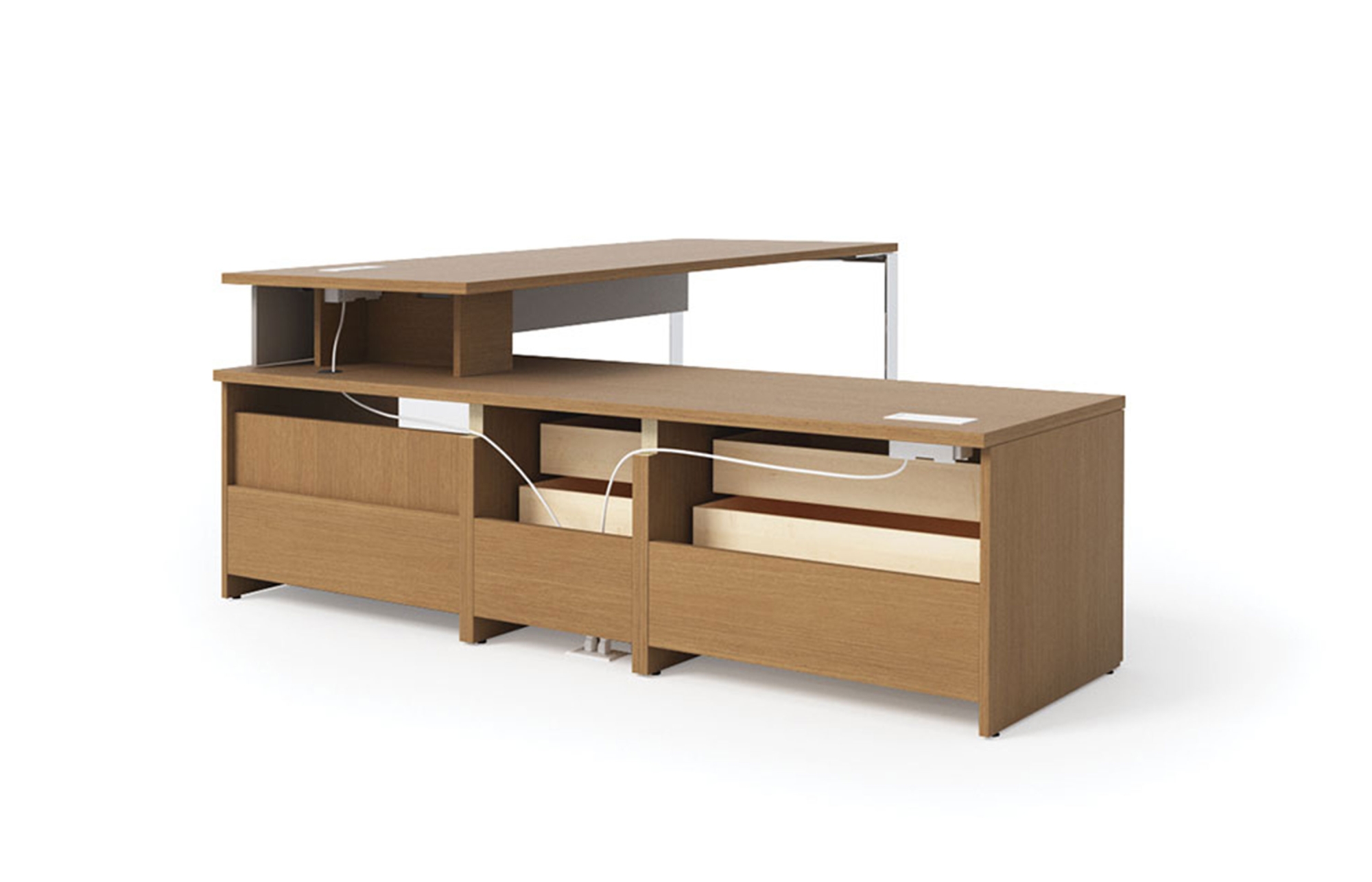 Indiana Furniture Canvas Gesso BackWireManagement WithWires