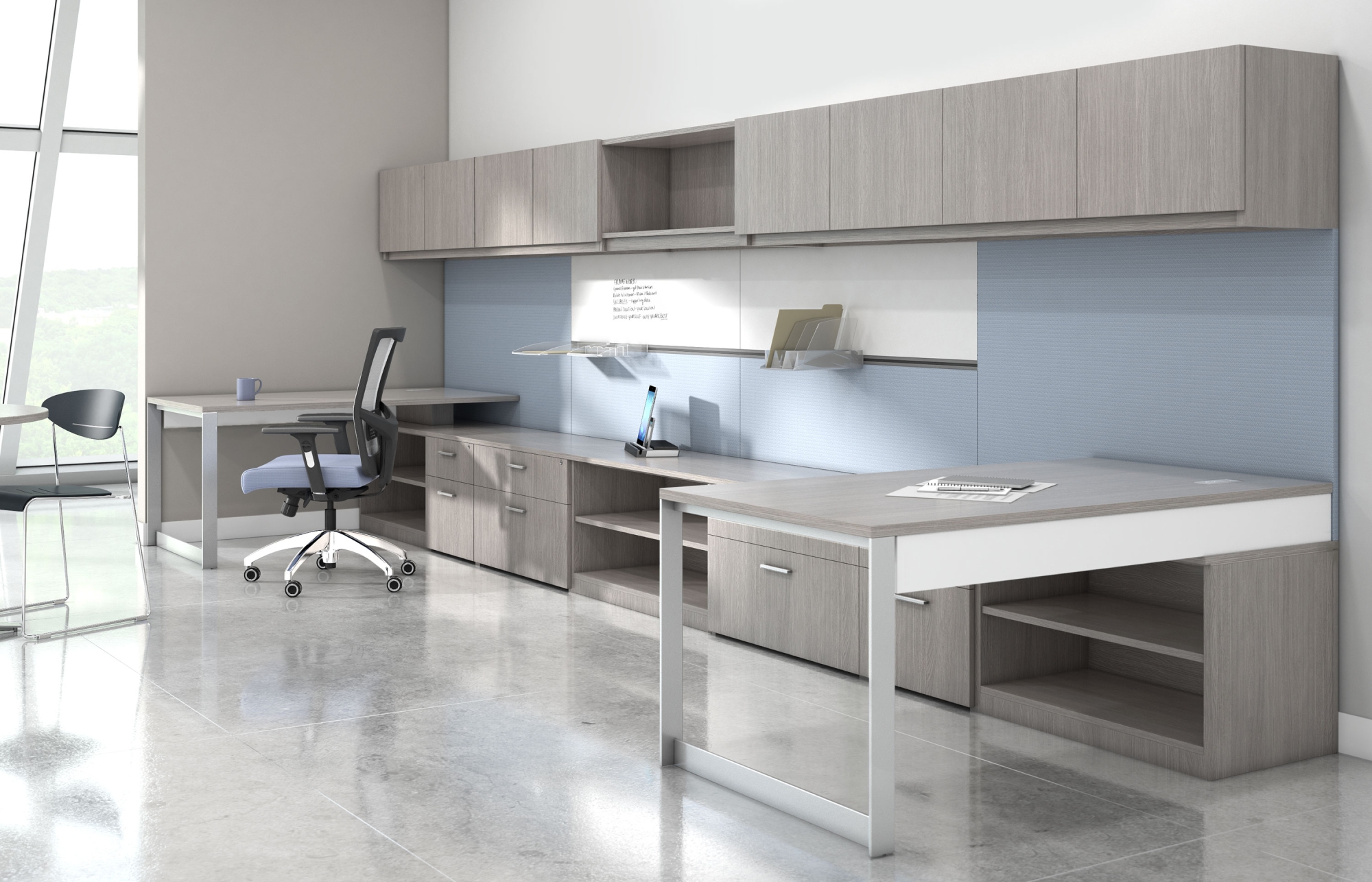 Indiana Furniture Canvas Gesso DualWorkstation Joy ToolRail