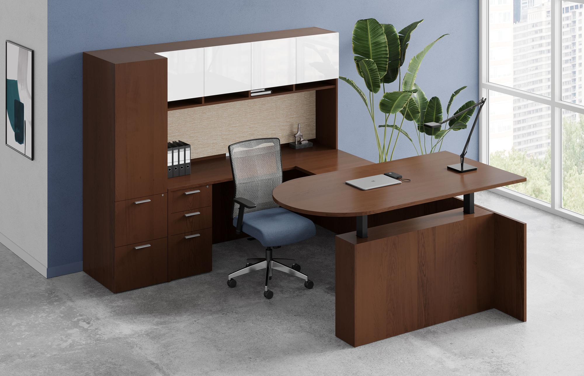 Indiana Furniture Canvas Gesso HA-DTop Joy WhiteGlass