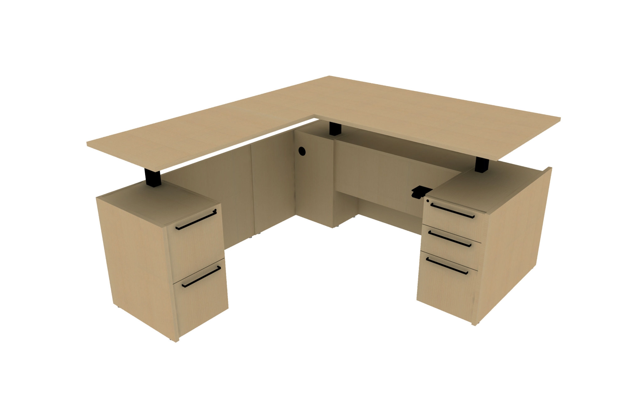 TFL 3-Channel Height Adjustable L-Unit (68-3672RPSTS with 68-2448LF2STS3)