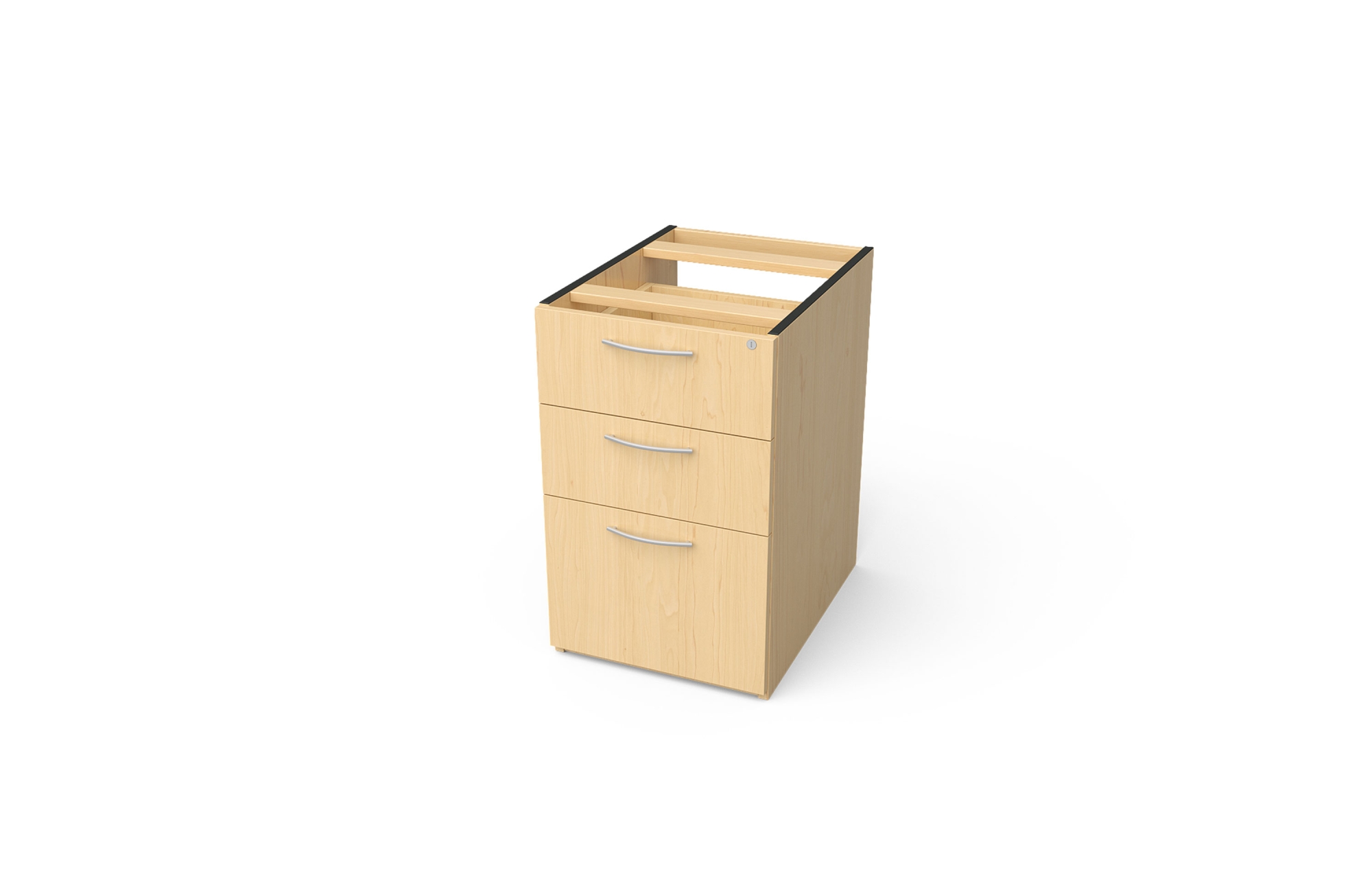 Modular Pedestal with Box/Box/File Drawers (66-2415PD1, 66-2515SHPD1, 66-2418PD1, 66-3018PD1, 66-3618PD1)