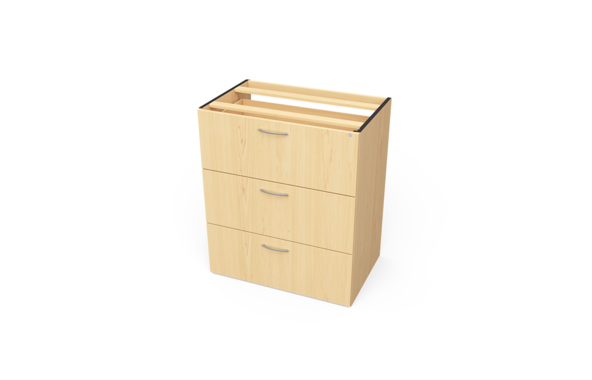Modular Three Drawer Lateral File (66-2430LF3, 66-2436LF3)