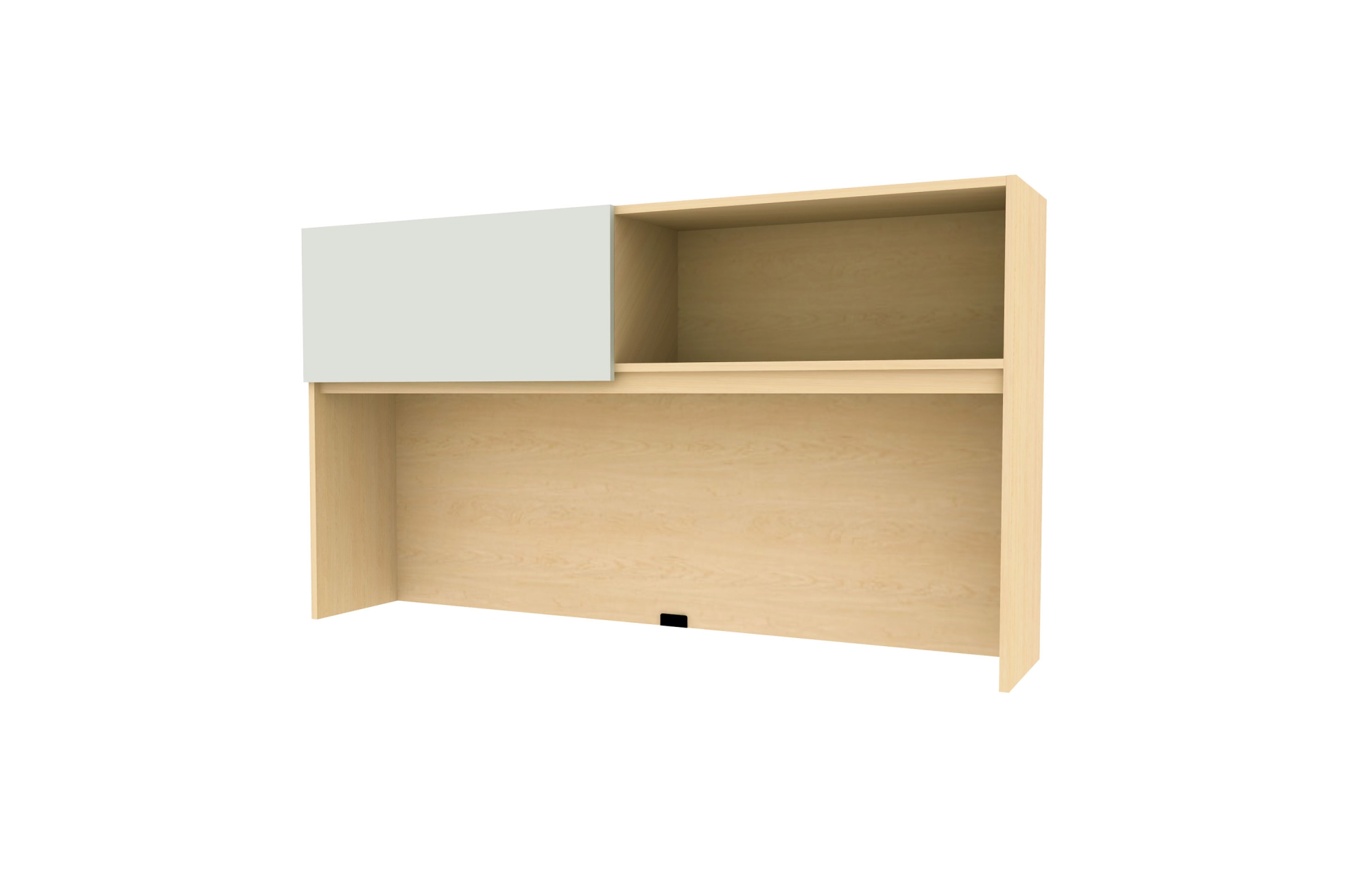 Surface Mount Hutch with Sliding Dry Erase Door (66-1560SHU, 66-1566SHU, 66-1572SHU, 66-1578SHU, 66-1584SHU, 66-1590SHU, 66-1596SHU; with 1-DEB)