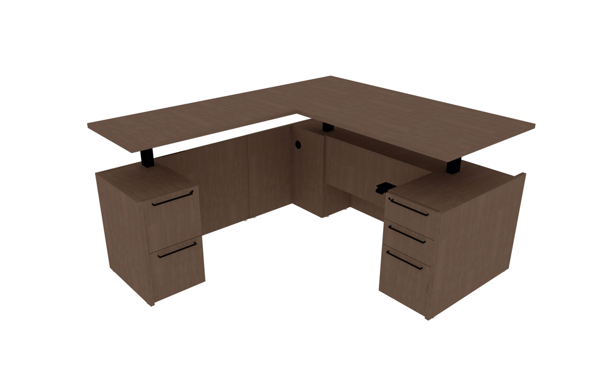 Veneer Height Adjustable L-Unit