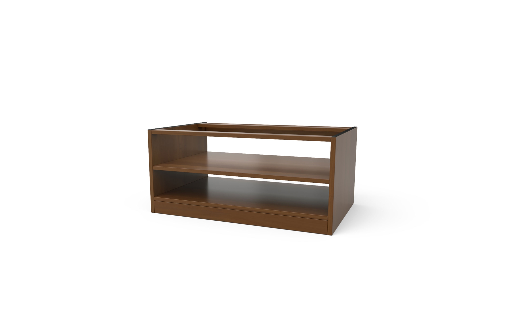 Low Modular Pedestal with Open Storage