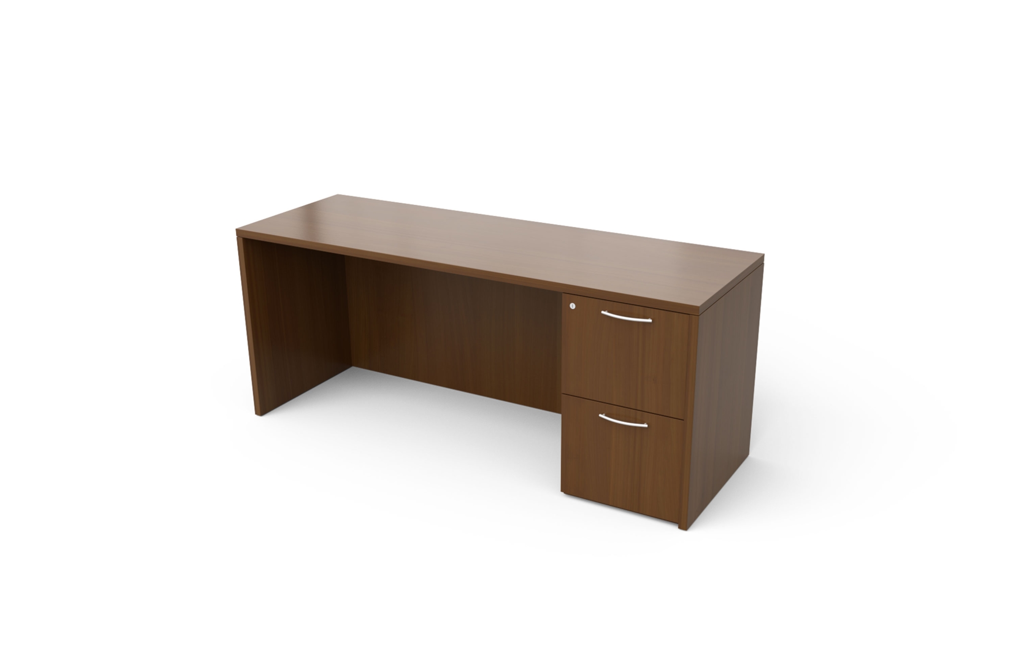 Single Ped Credenza with File/File Pedestal
