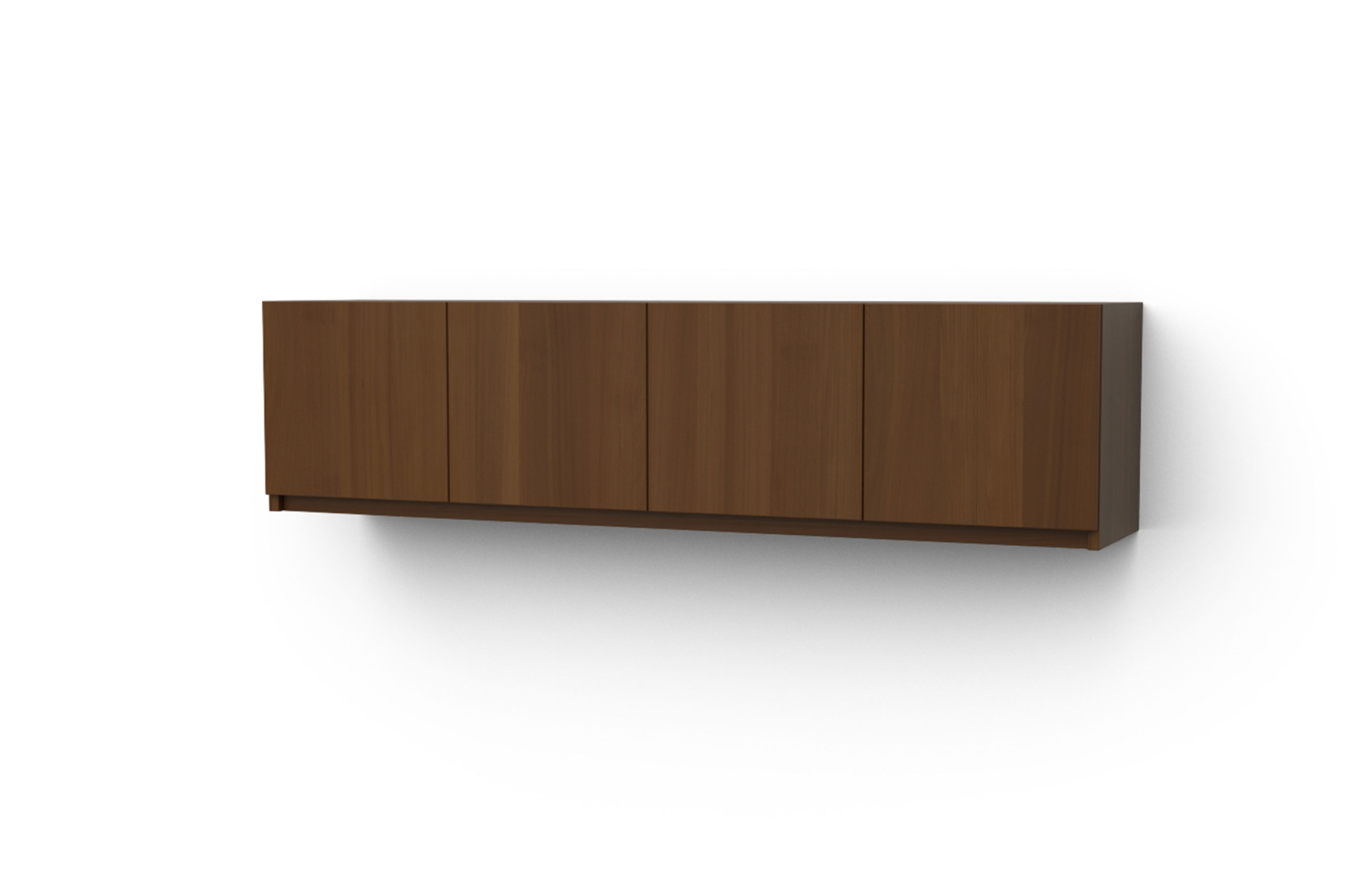 72" Wall Mount Hutch with Doors