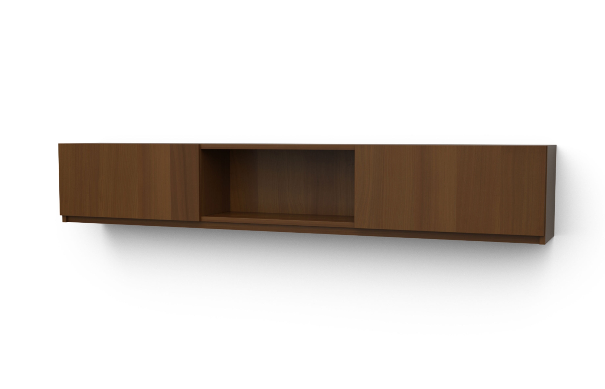 102" Wall Mount Hutch with Sliding Door