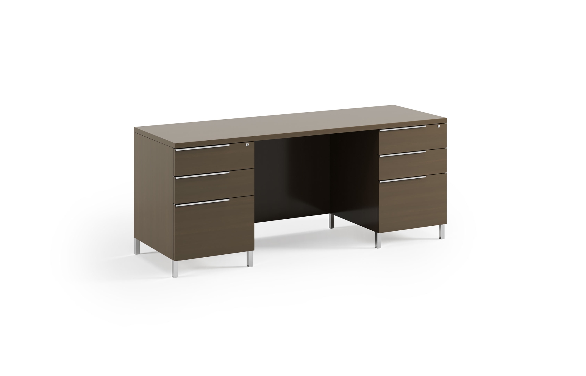 Indiana Furniture Studio Canvas Gesso DoublePedDesk