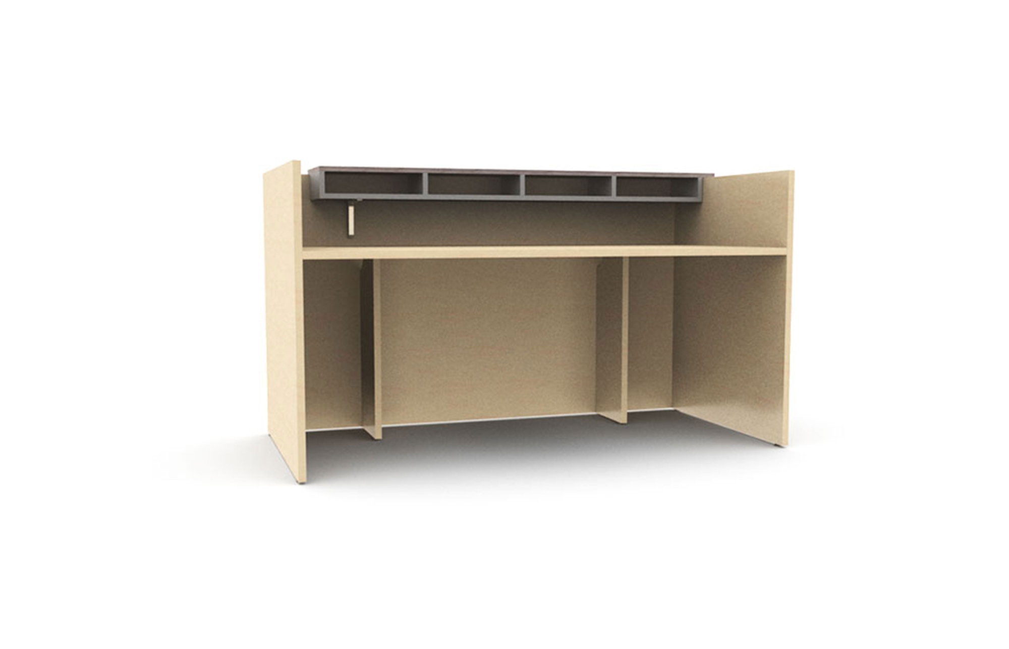 Right Corner Waterfall Transaction Kits with Paper Slots (64-1224CTKSR, 64-1230CTKSR, 64-1236CTKSR, 64-1242CTKSR, 64-1248CTKSR, 64-1254CTKSR, 64-1260CTKSR, 64-1266CTKSR, 64-1272CTKSR, 64-1278CTKSR, 64-1284CTKSR, 64-1290CTKSR)