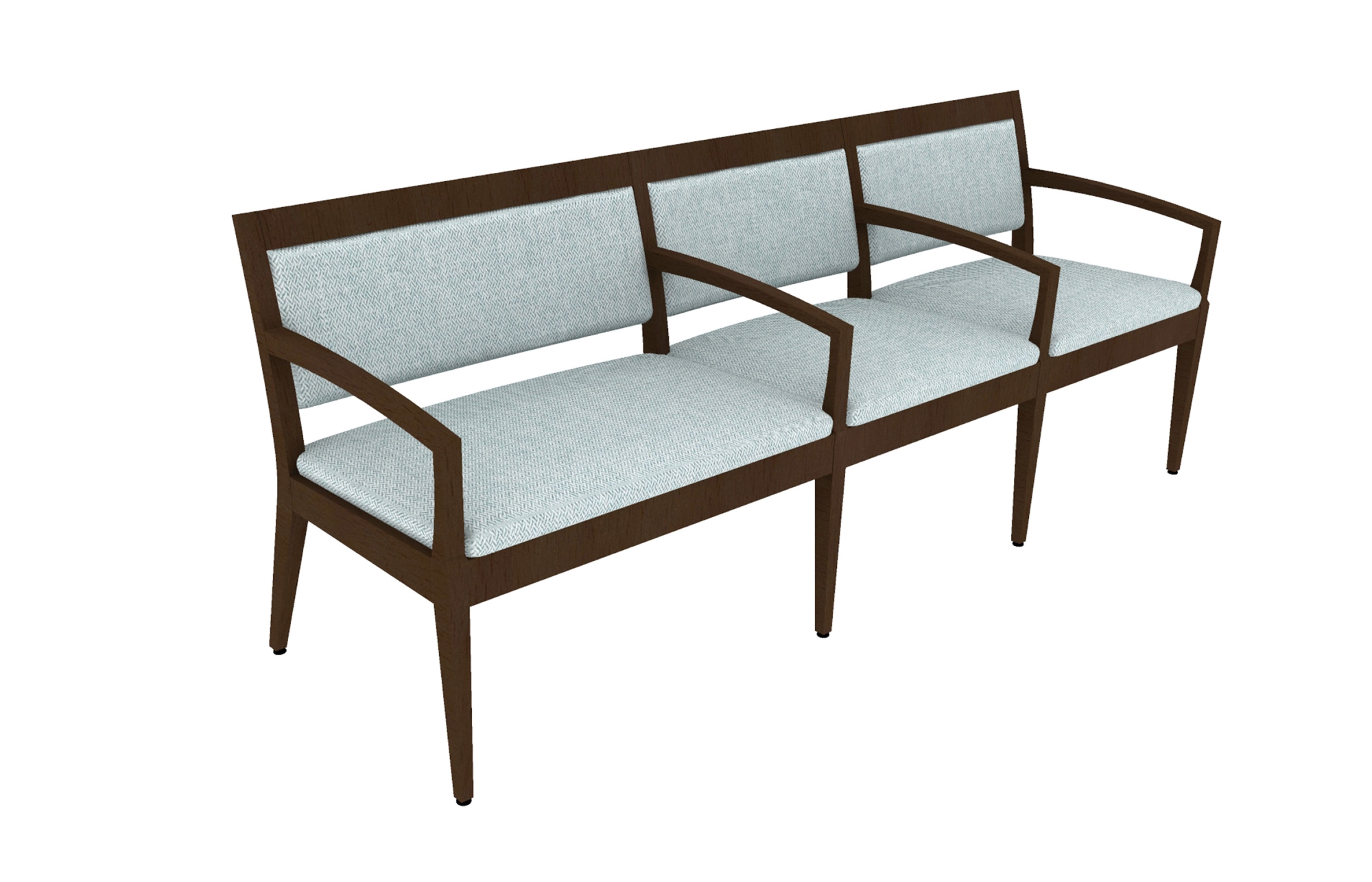 Single/Single/Bariatric Tandem with Clean Out Backs, Right (395H3CR)