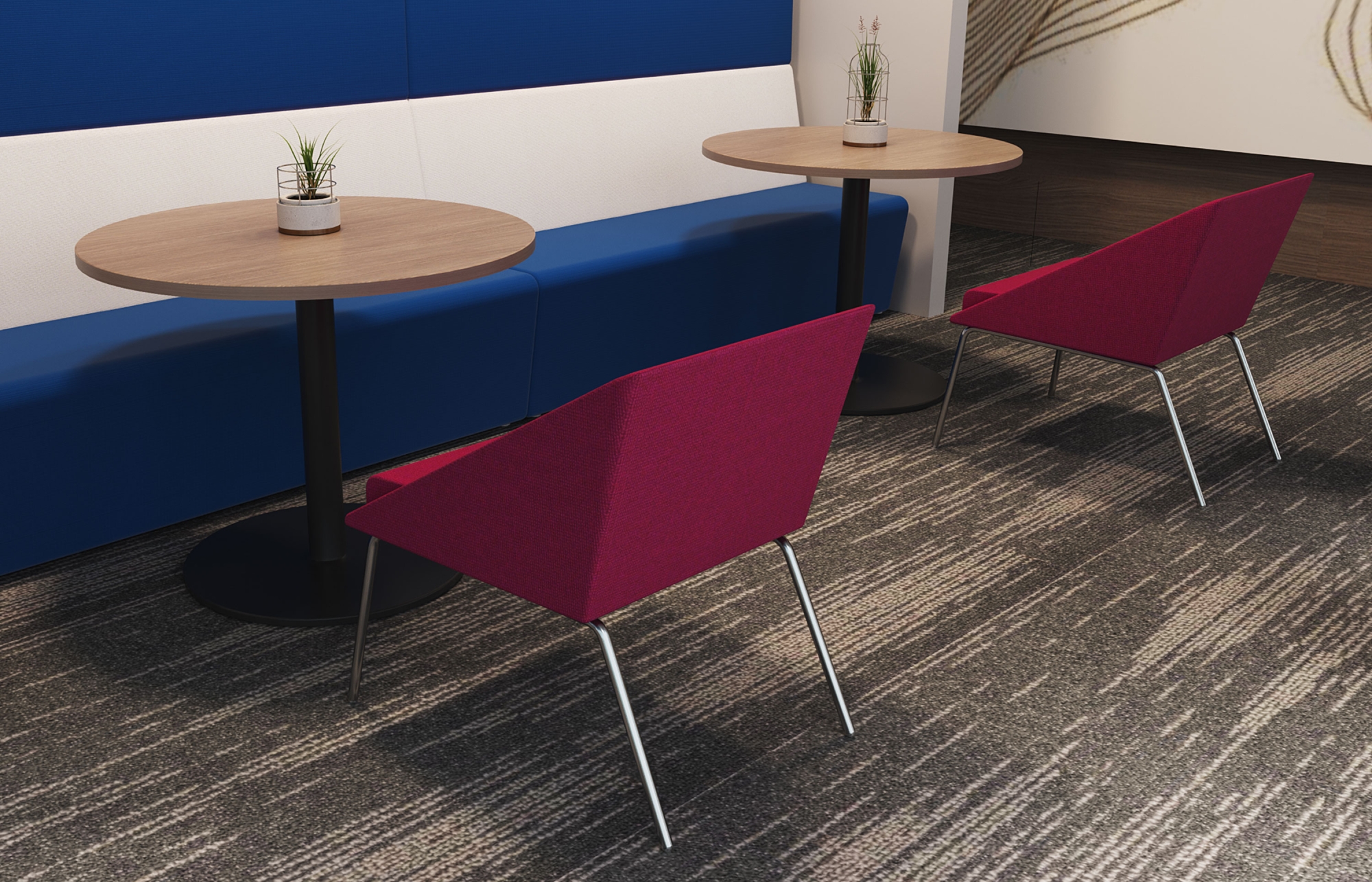 indiana furniture fifteen lounge bailey canvas gesso tables