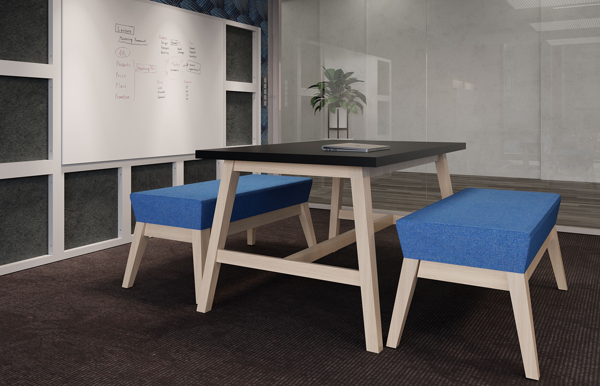 indiana furniture natta tables benches square one