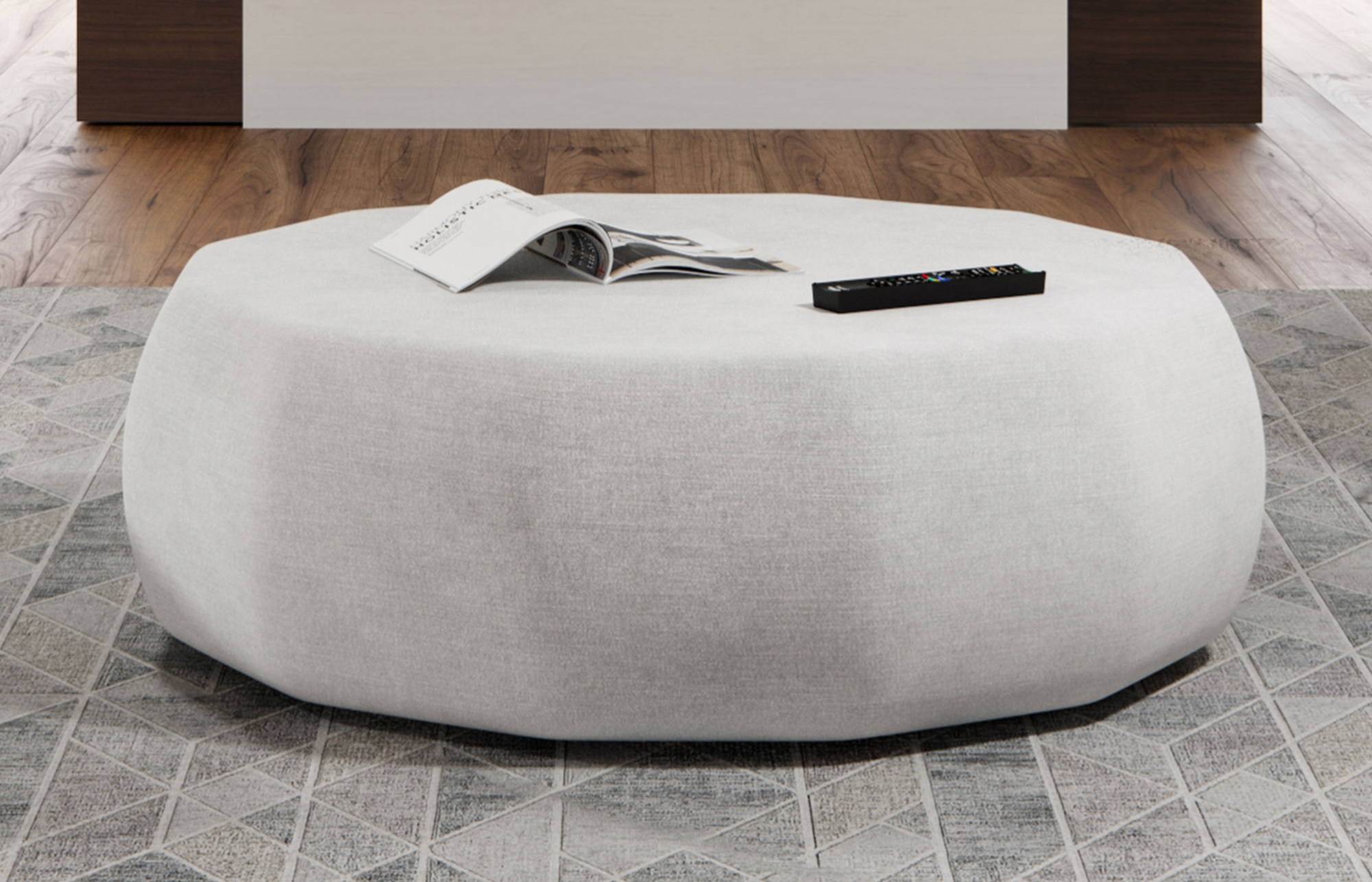 indiana furniture runna pouffe canvas reception