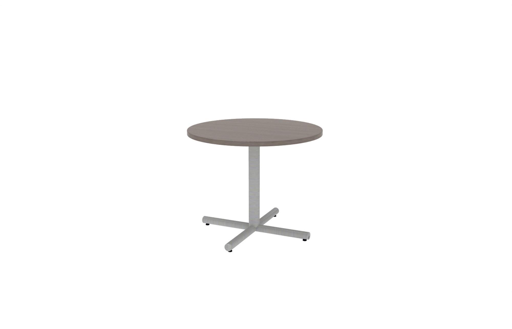 48" Circular Top with Aluminum Tubular X Base (88-4848CT with 01-3830TXA)