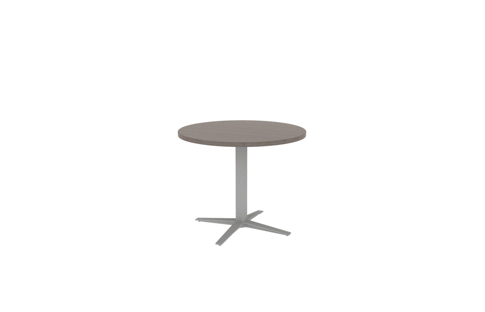 36" Circular Top with Aluminum Seated Height X Base (88-3636CT with 08-2030SXBA)
