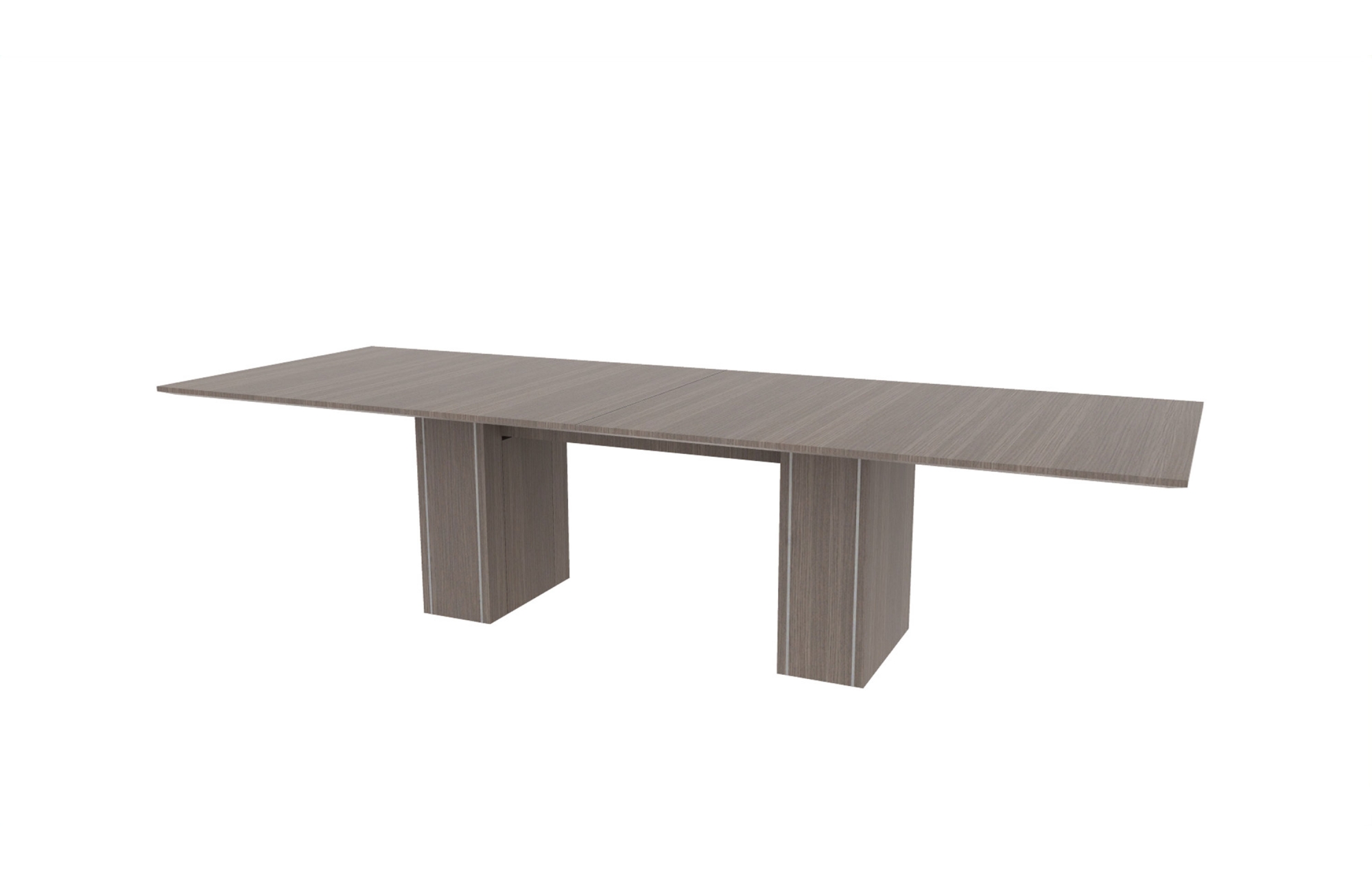 36"x96" Rectangle Top in Veneer with 10" Rectangle Accent Bases (88-3696RT with 88-205810RAB)